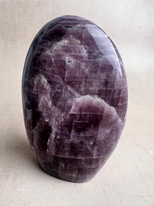 XL Anhydrite / Purple Angelite / Rare evaporite mineral Free Form with Flash