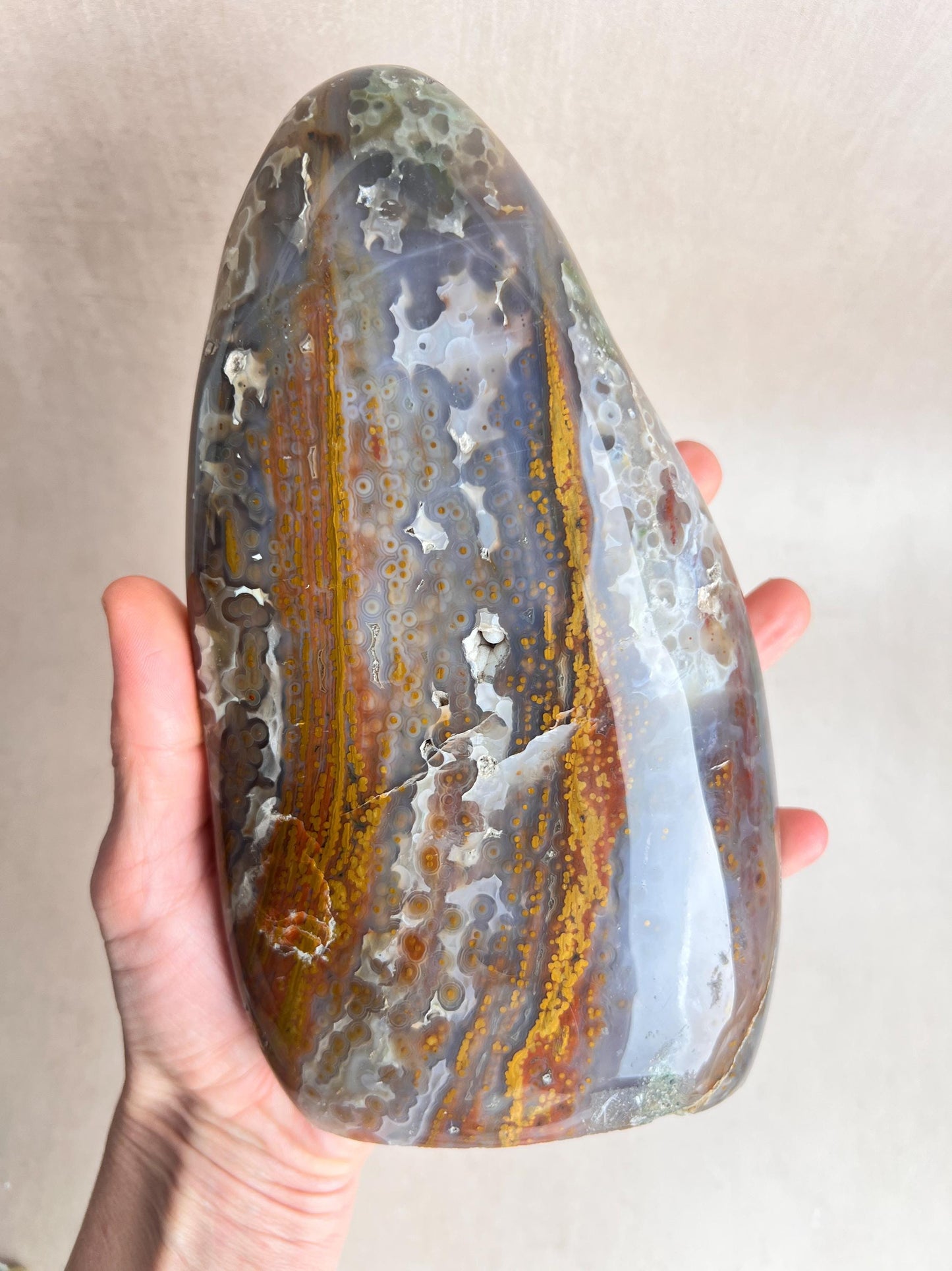 High Grade XL jelly Ocean Jasper Vein 3 - 4 Free Form