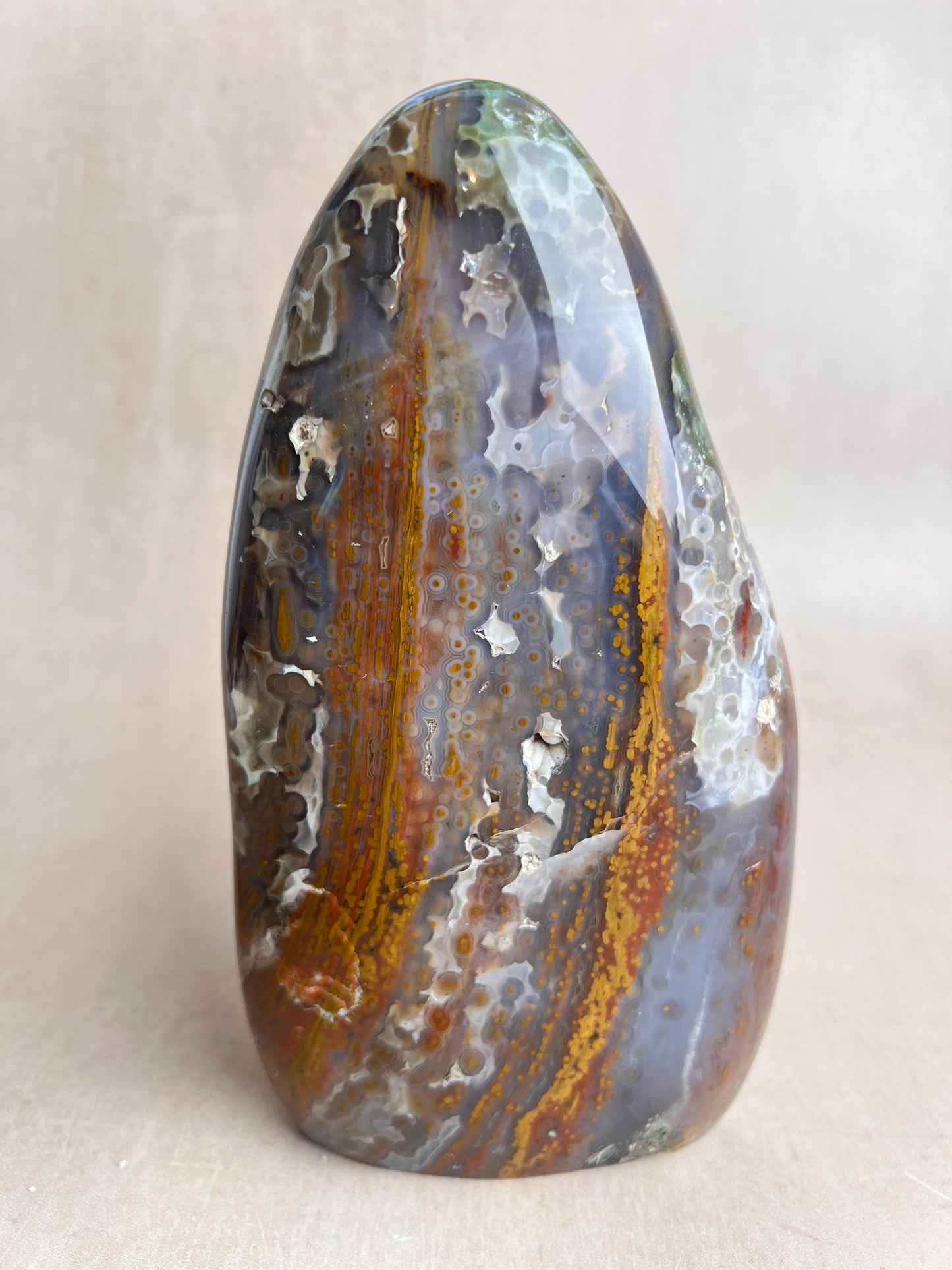 High Grade XL jelly Ocean Jasper Vein 3 - 4 Free Form