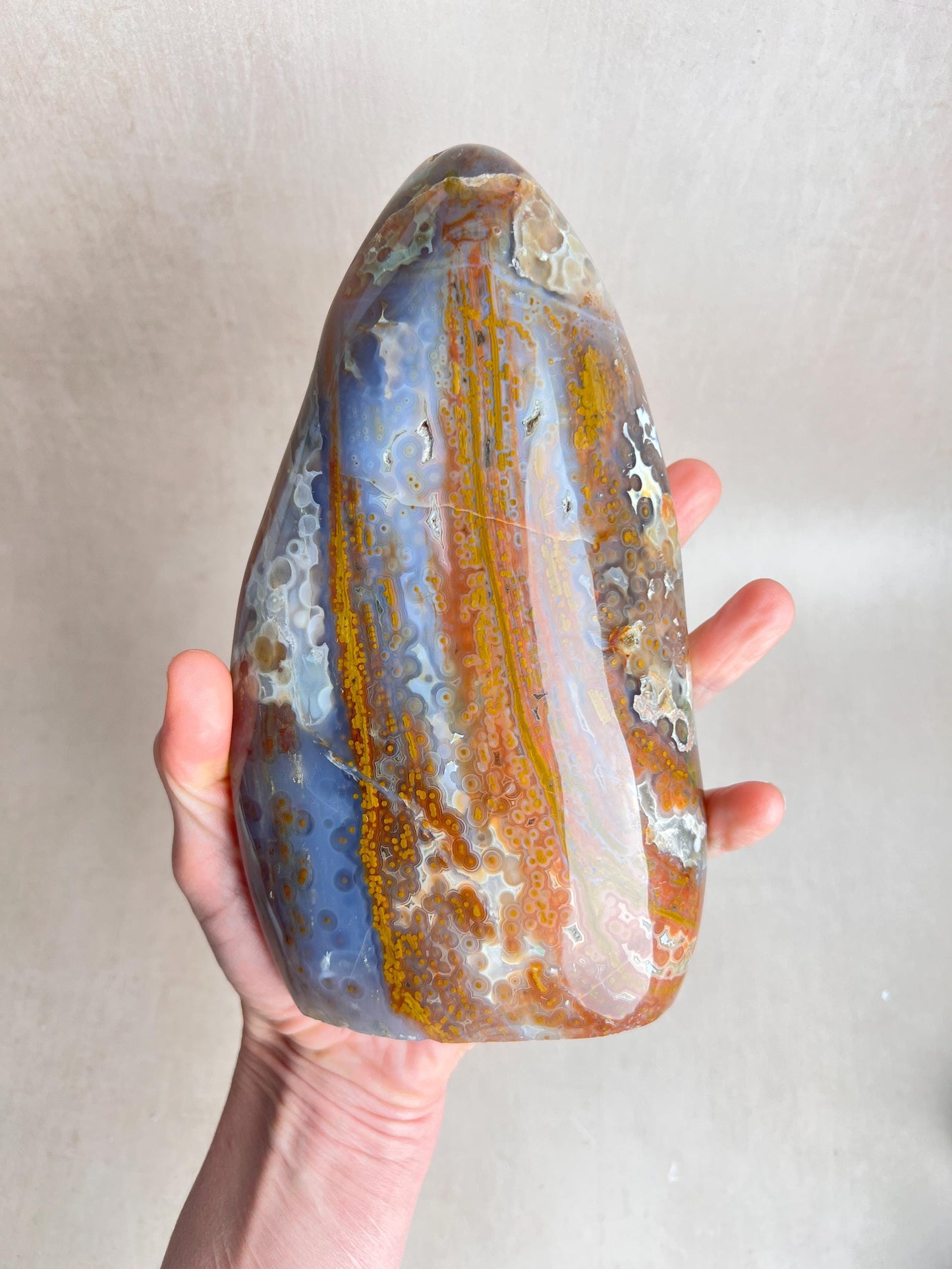 High Grade XL jelly Ocean Jasper Vein 3 - 4 Free Form