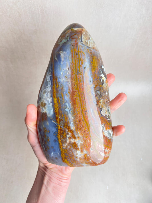 High Grade XL jelly Ocean Jasper Vein 3 - 4 Free Form