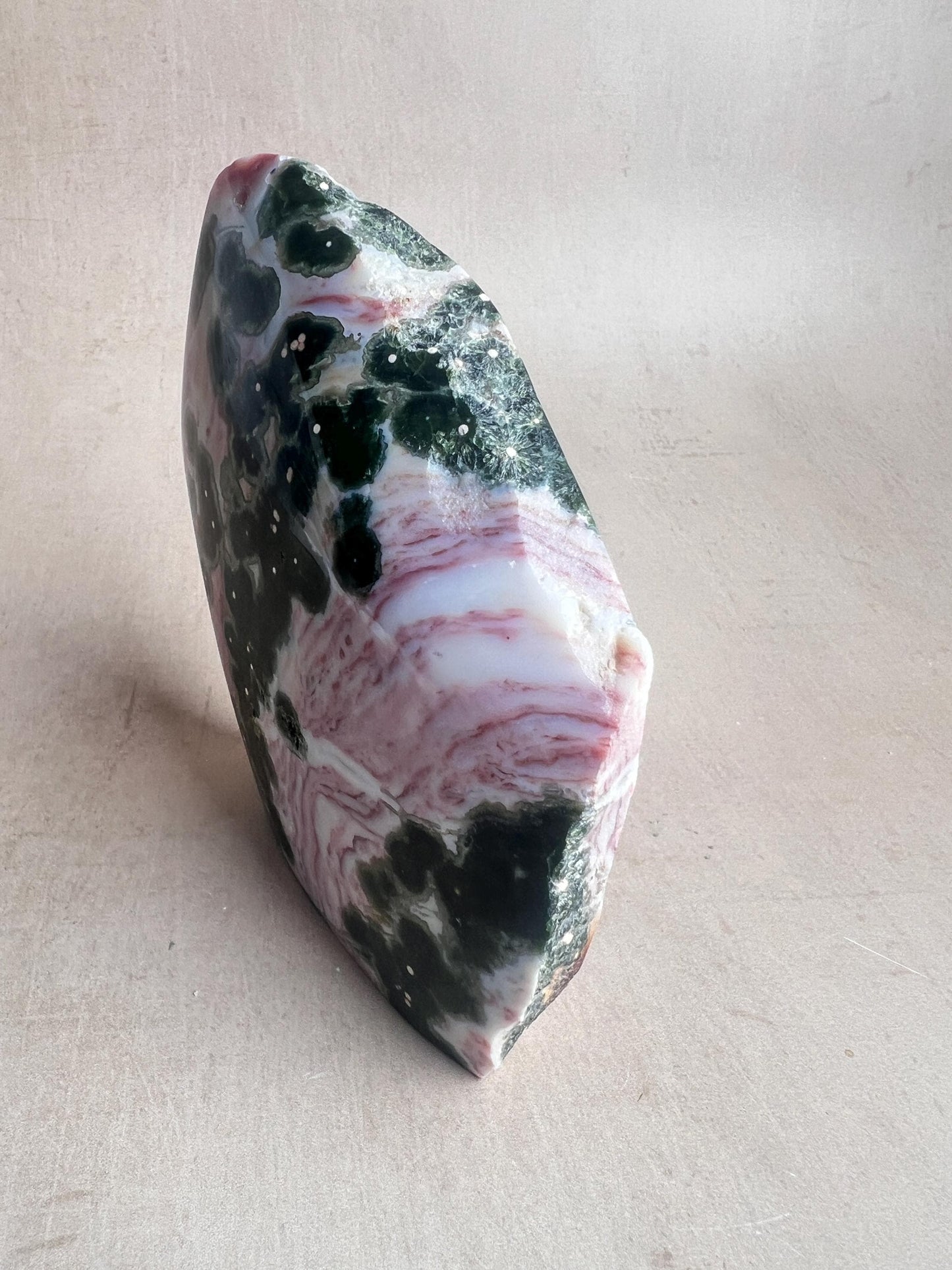 Ocean Jasper RARE Vein 1 XL free form / semi polish