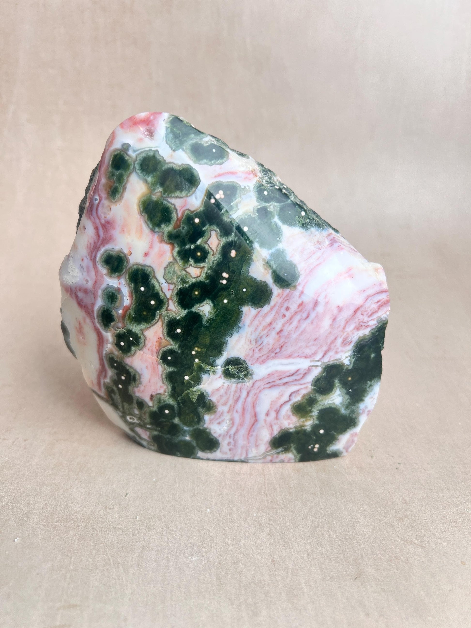 Ocean Jasper RARE Vein 1 XL free form / semi polish