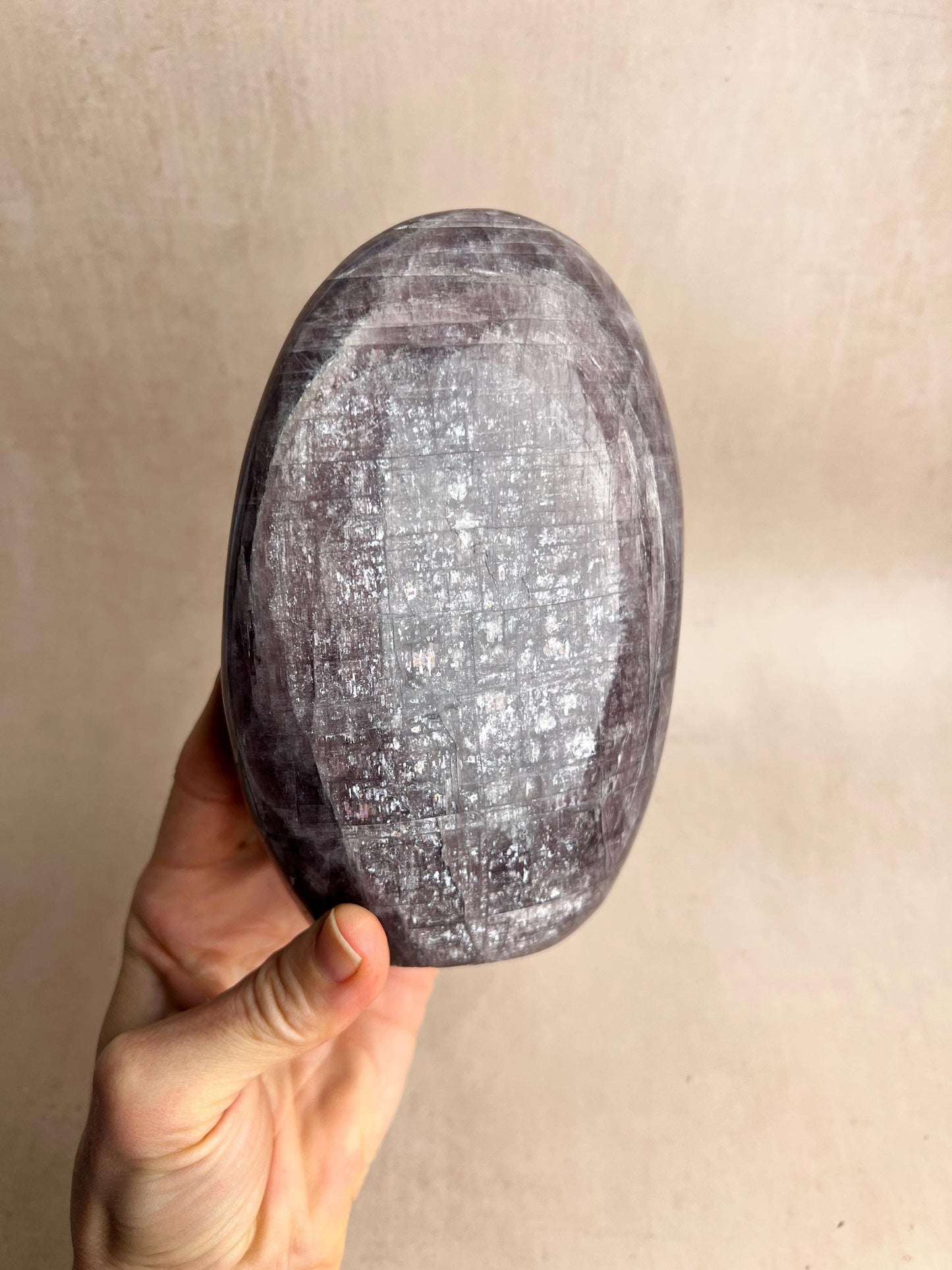 XL Anhydrite / Purple Angelite / Rare evaporite mineral Free Form with Flash