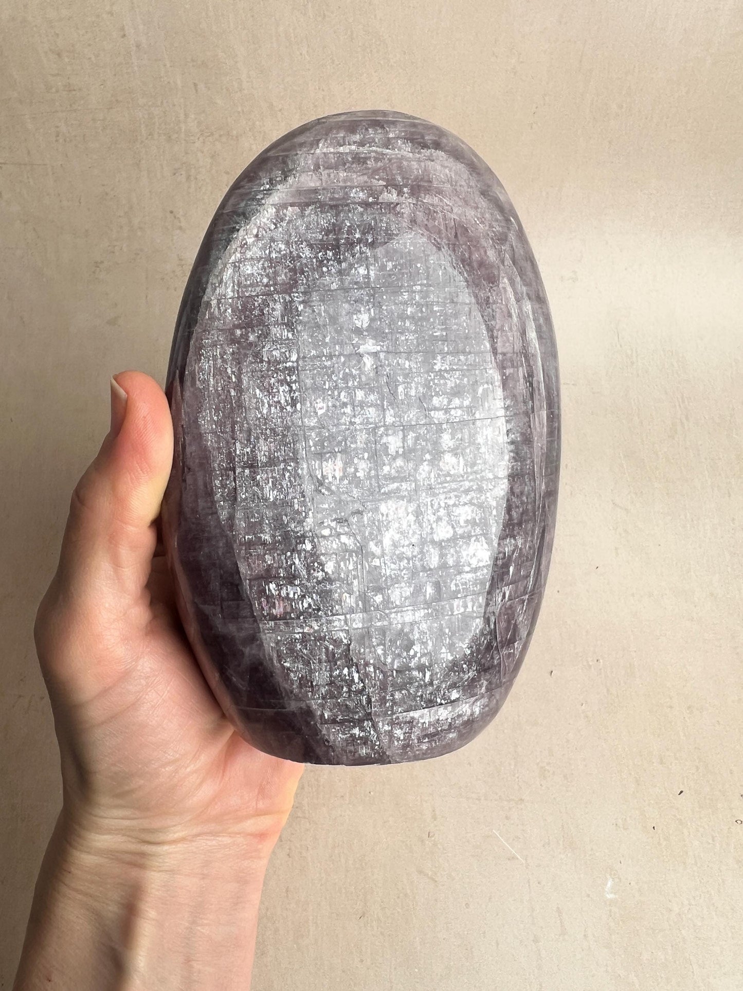 XL Anhydrite / Purple Angelite / Rare evaporite mineral Free Form with Flash