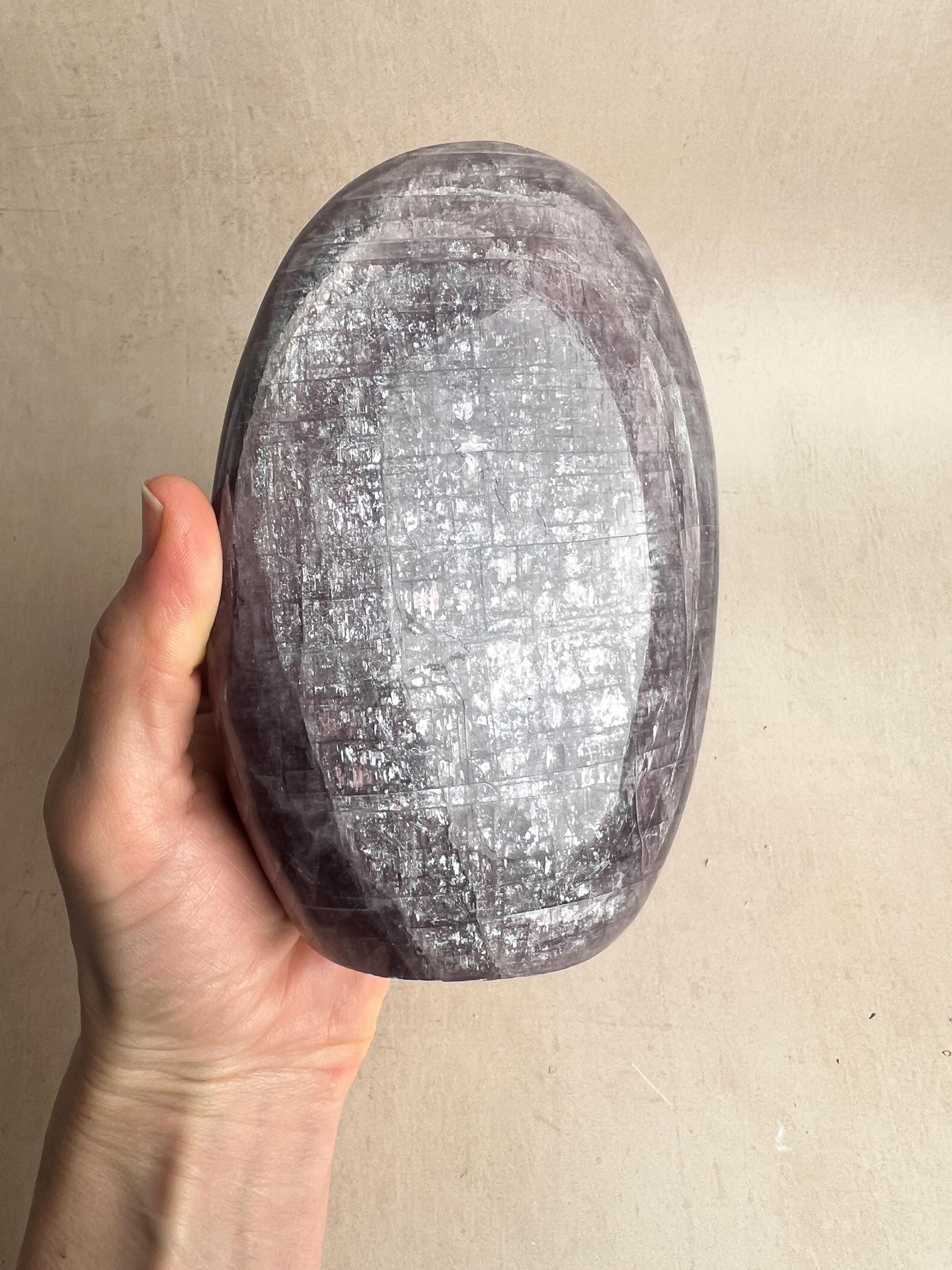 XL Anhydrite / Purple Angelite / Rare evaporite mineral Free Form with Flash