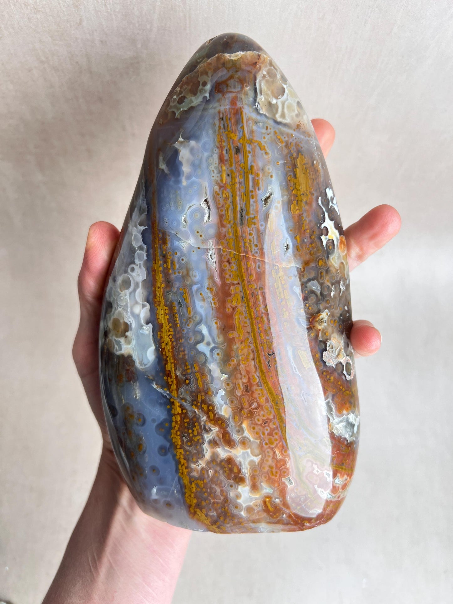 High Grade XL jelly Ocean Jasper Vein 3 - 4 Free Form