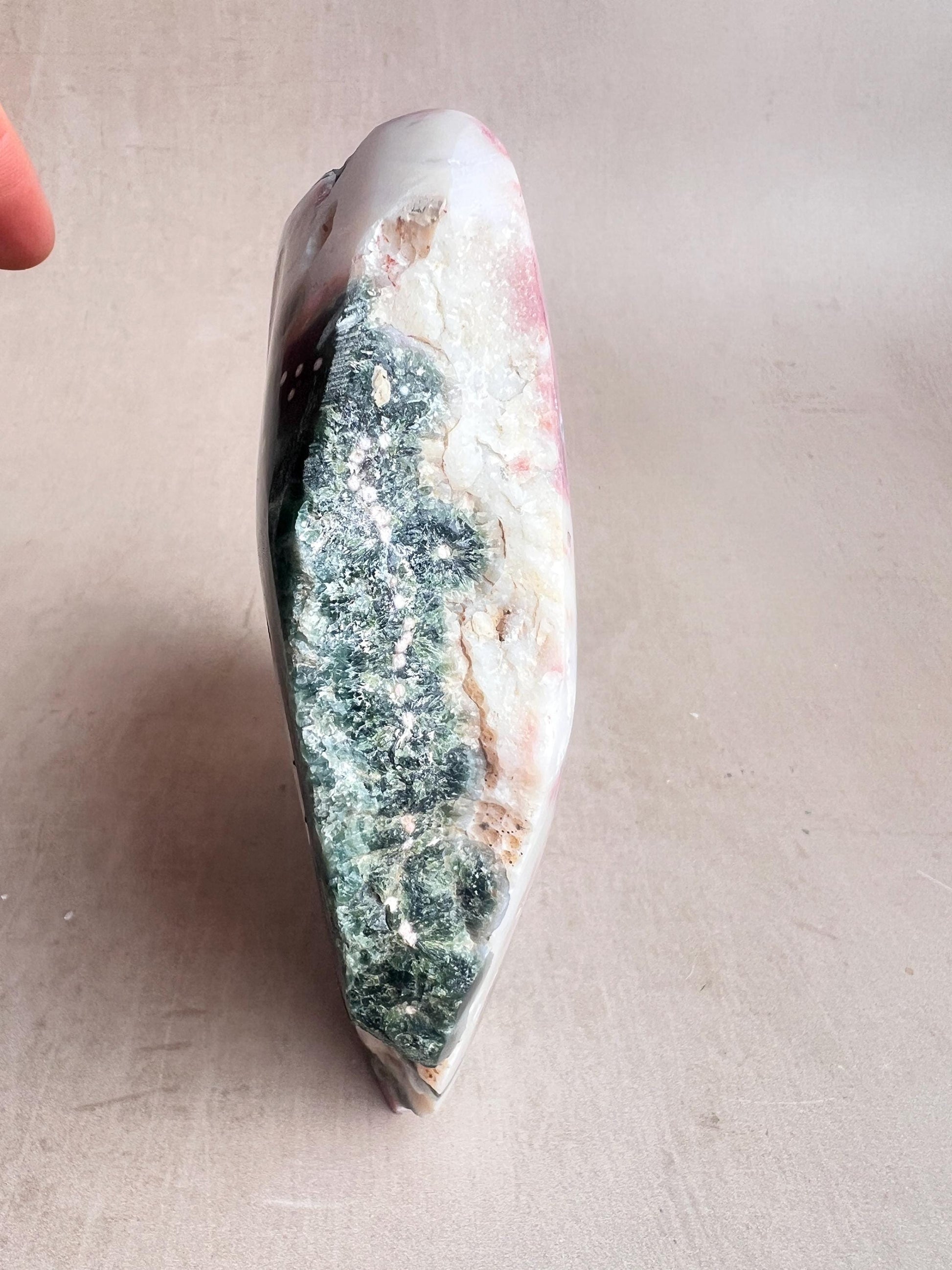 Ocean Jasper RARE Vein 1 XL free form / semi polish