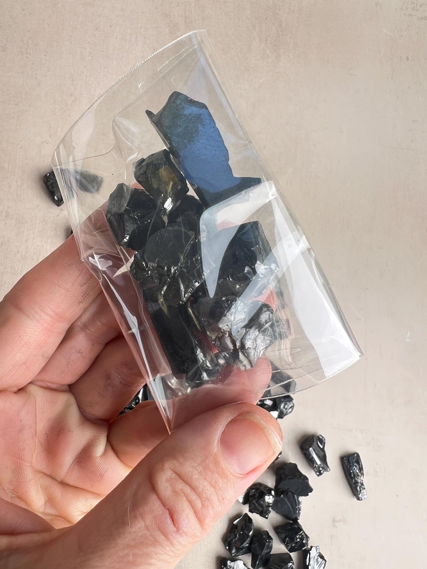 Noble Shungite: Authentic Elite Grade, 20 gram bag
