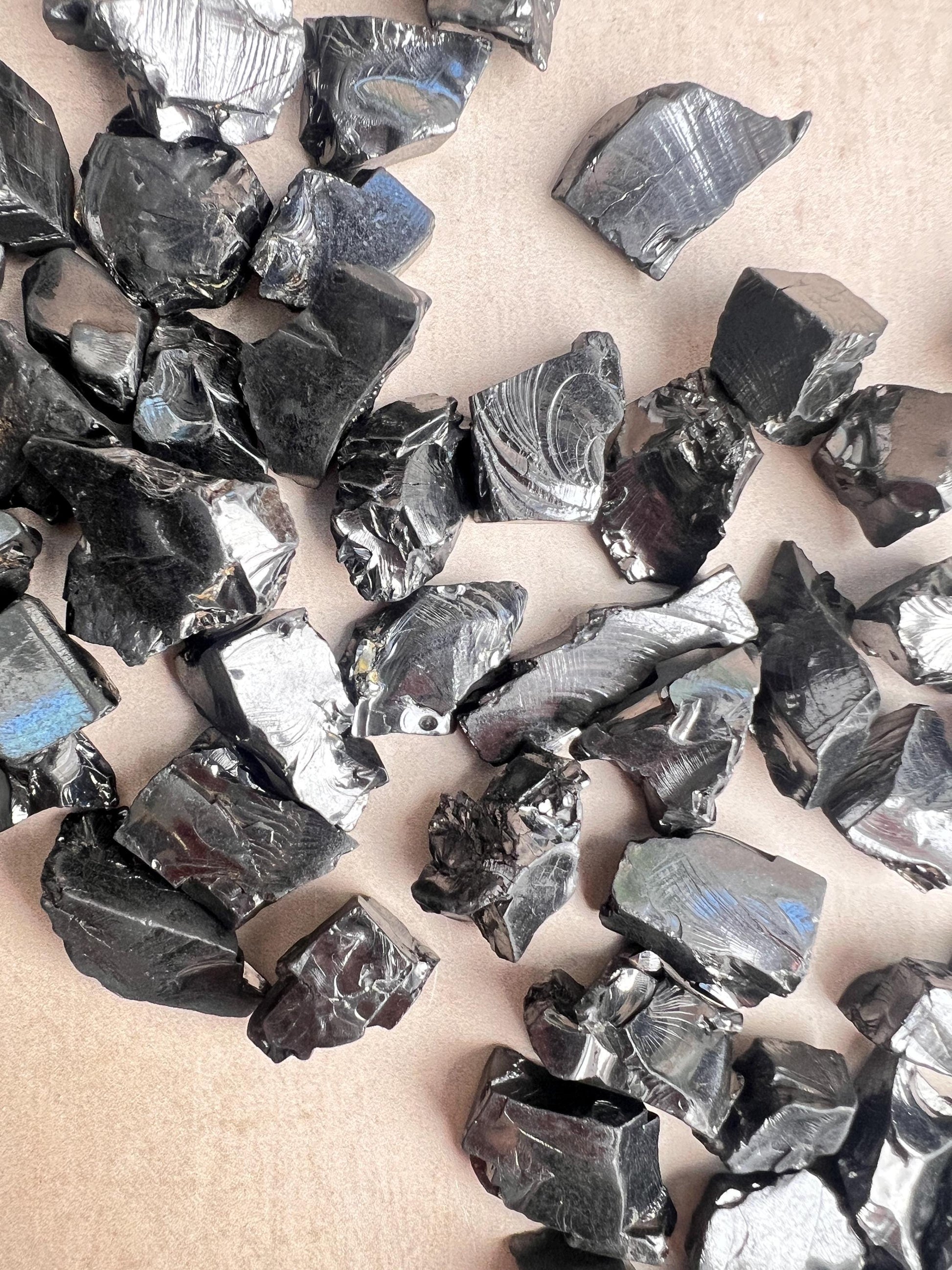 Noble Shungite: Authentic Elite Grade, 20 gram bag