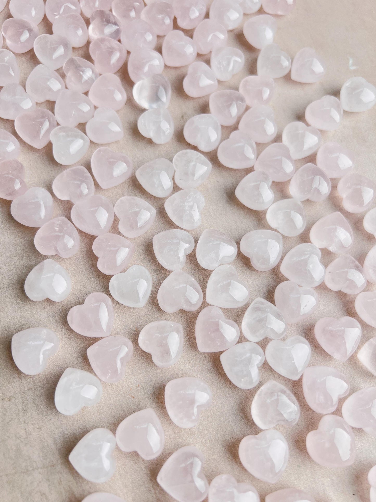 Rose Quartz Mini Heart: Hand-Carved Pocket Stone of Love