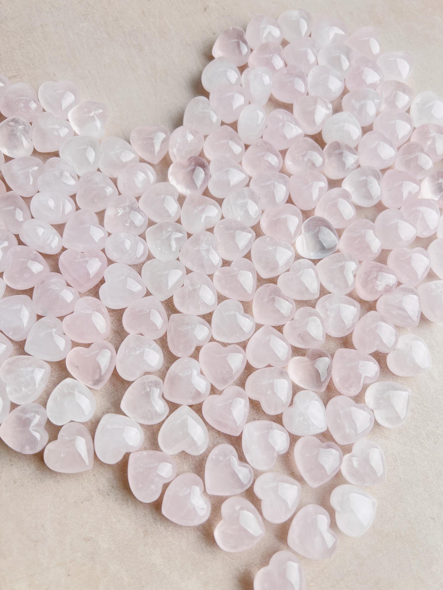 Rose Quartz Mini Heart: Hand-Carved Pocket Stone of Love