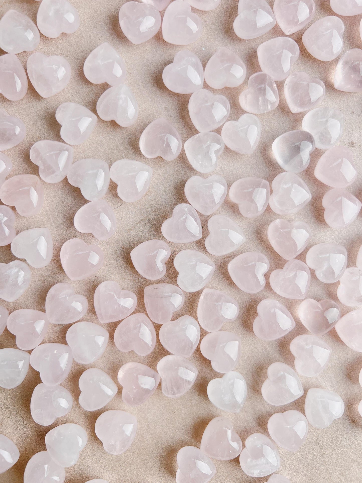 Rose Quartz Mini Heart: Hand-Carved Pocket Stone of Love
