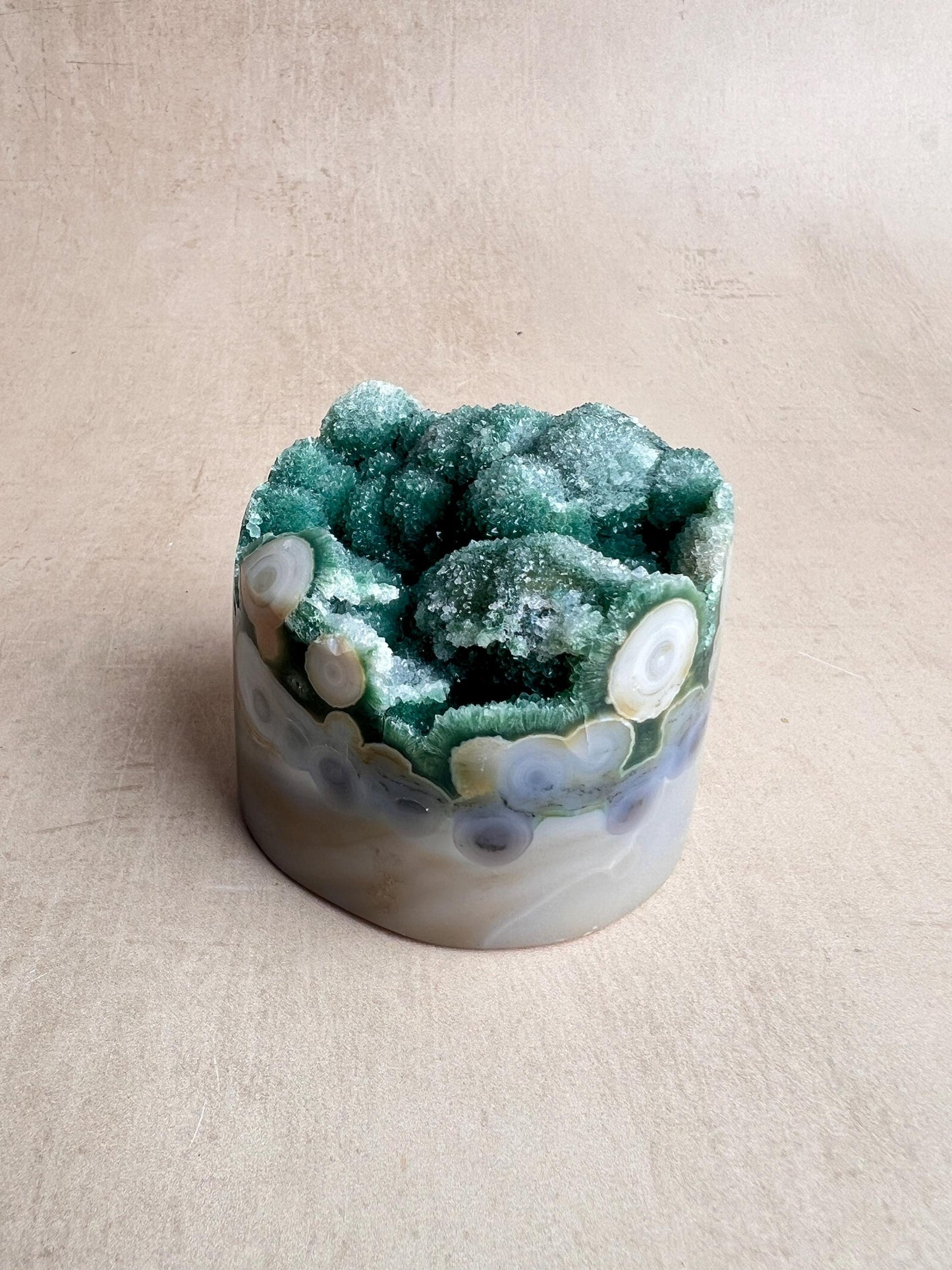 Vein 8 Ocean Jasper Druzy | Rare Botryoidal Madagascar Crystal