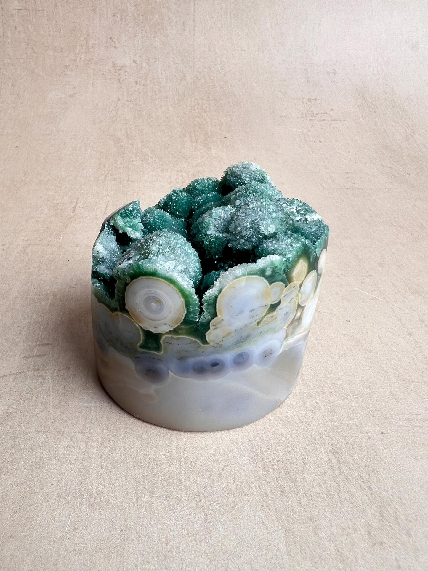 Vein 8 Ocean Jasper Druzy | Rare Botryoidal Madagascar Crystal