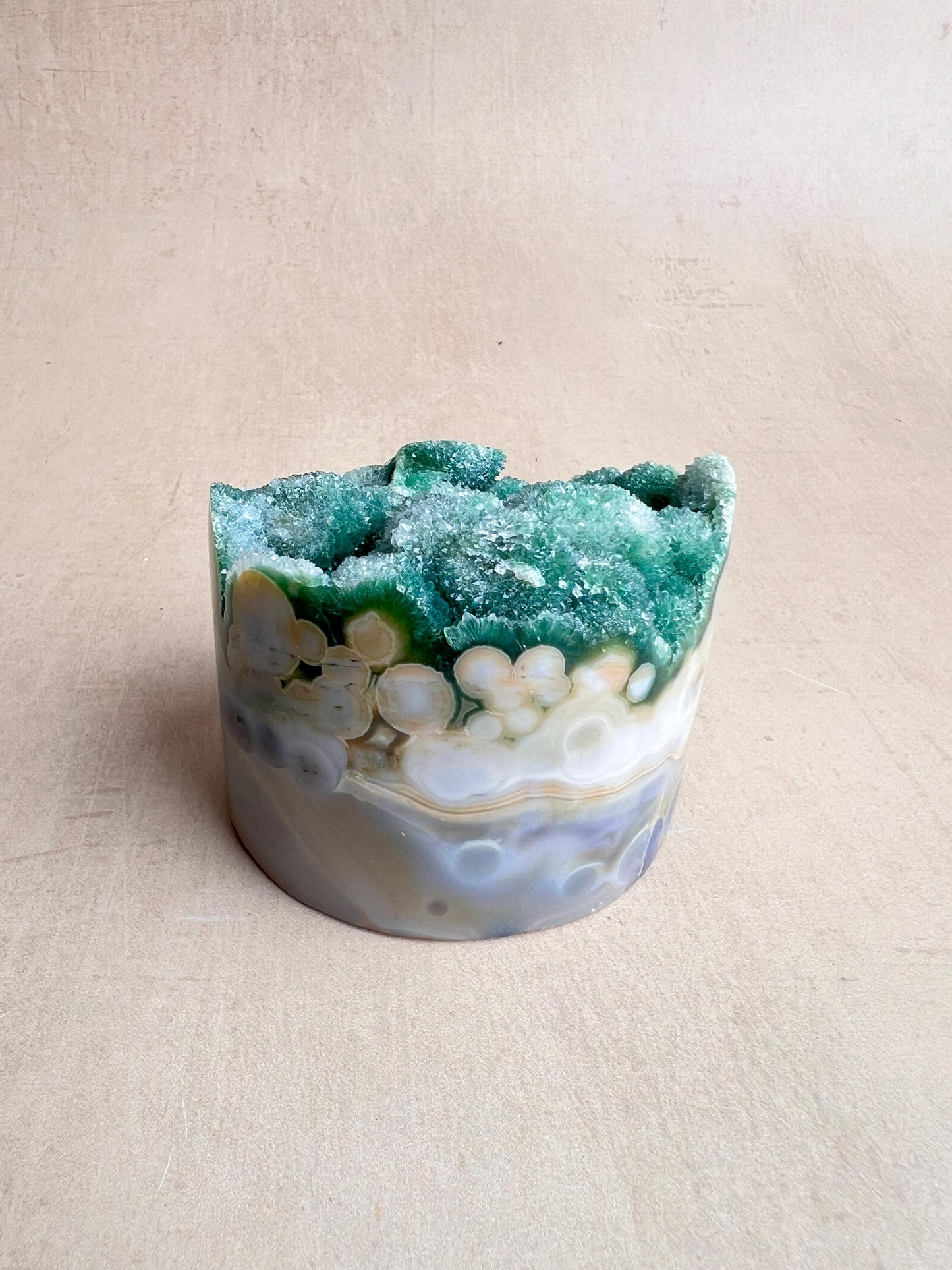 Vein 8 Ocean Jasper Druzy | Rare Botryoidal Madagascar Crystal