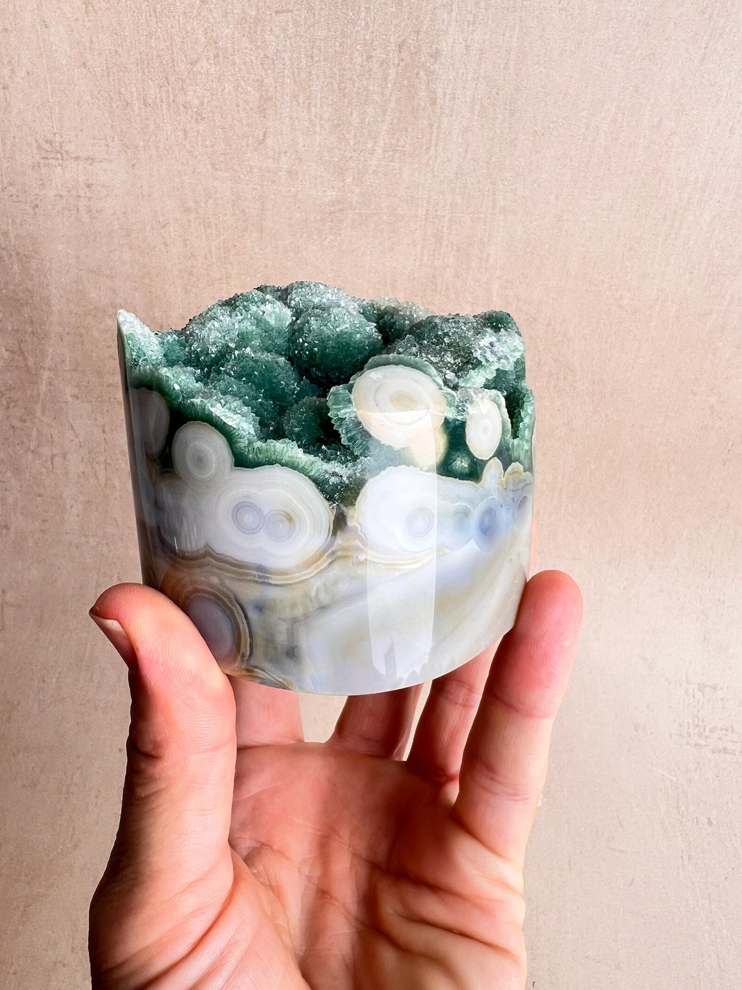 Vein 8 Ocean Jasper Druzy | Rare Botryoidal Madagascar Crystal