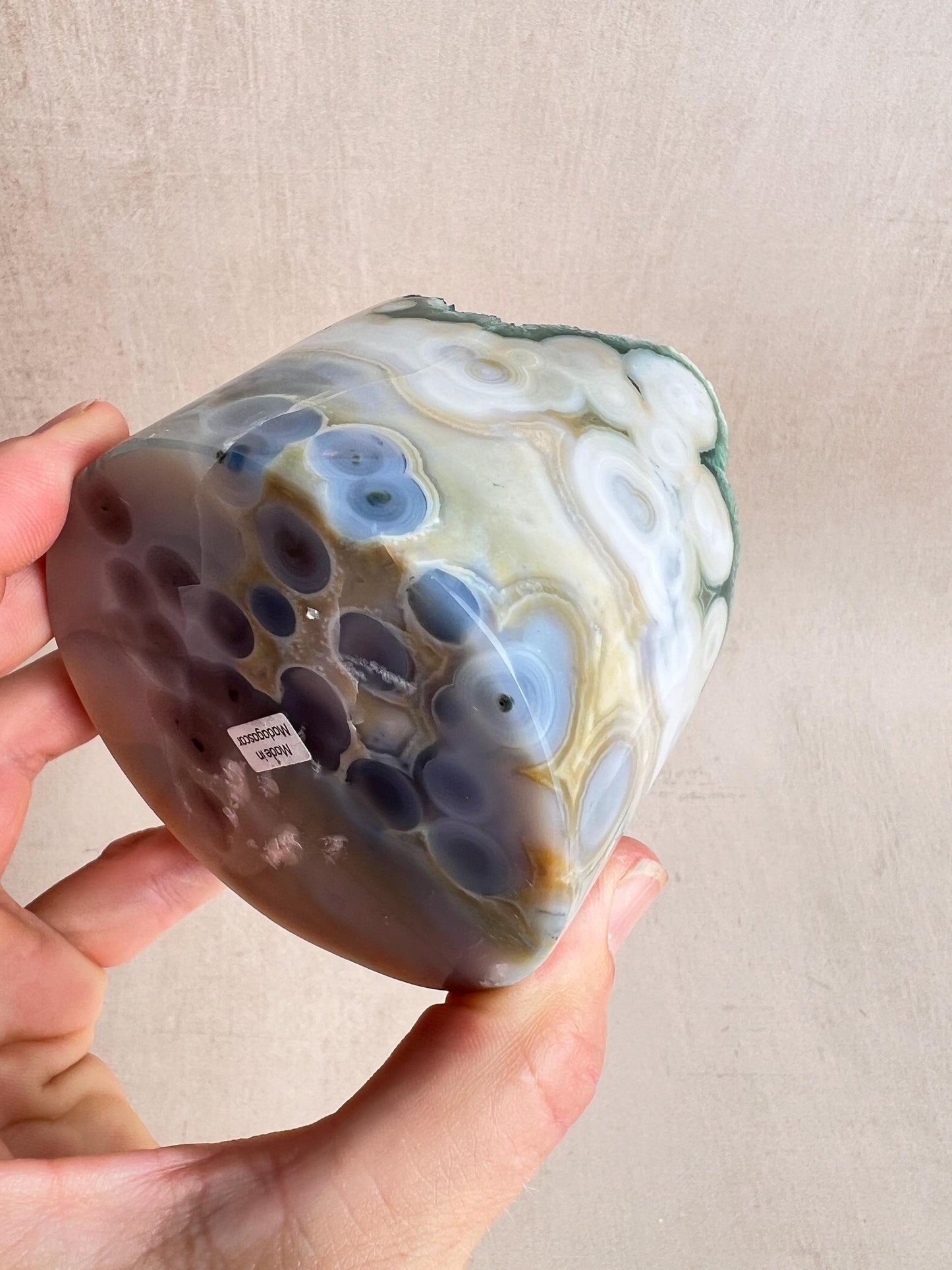 Vein 8 Ocean Jasper Druzy | Rare Botryoidal Madagascar Crystal