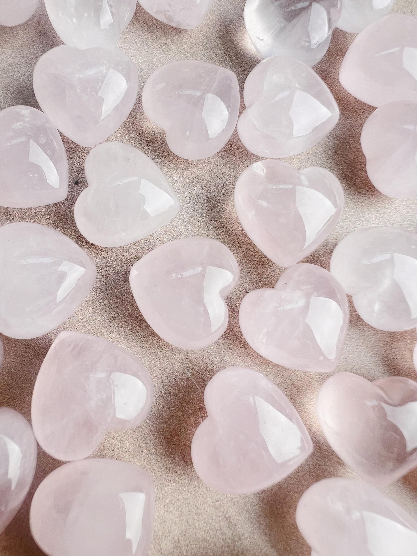 Rose Quartz Mini Heart: Hand-Carved Pocket Stone of Love