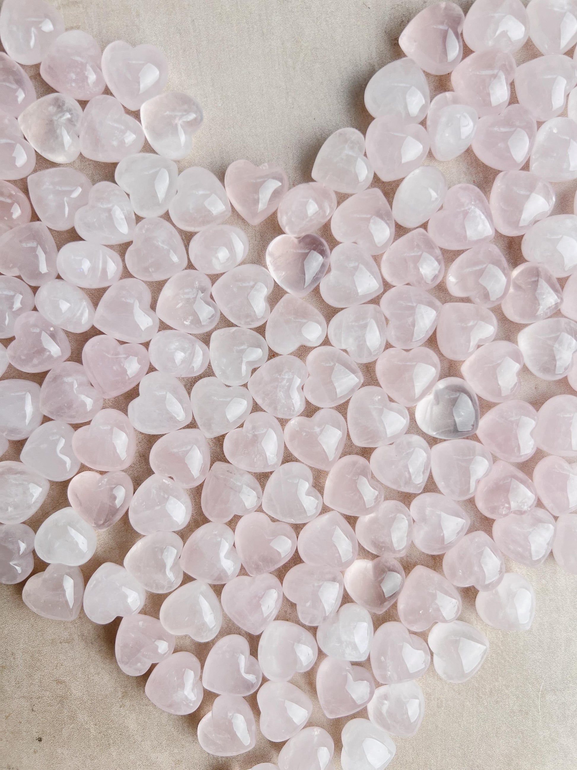 Rose Quartz Mini Heart: Hand-Carved Pocket Stone of Love