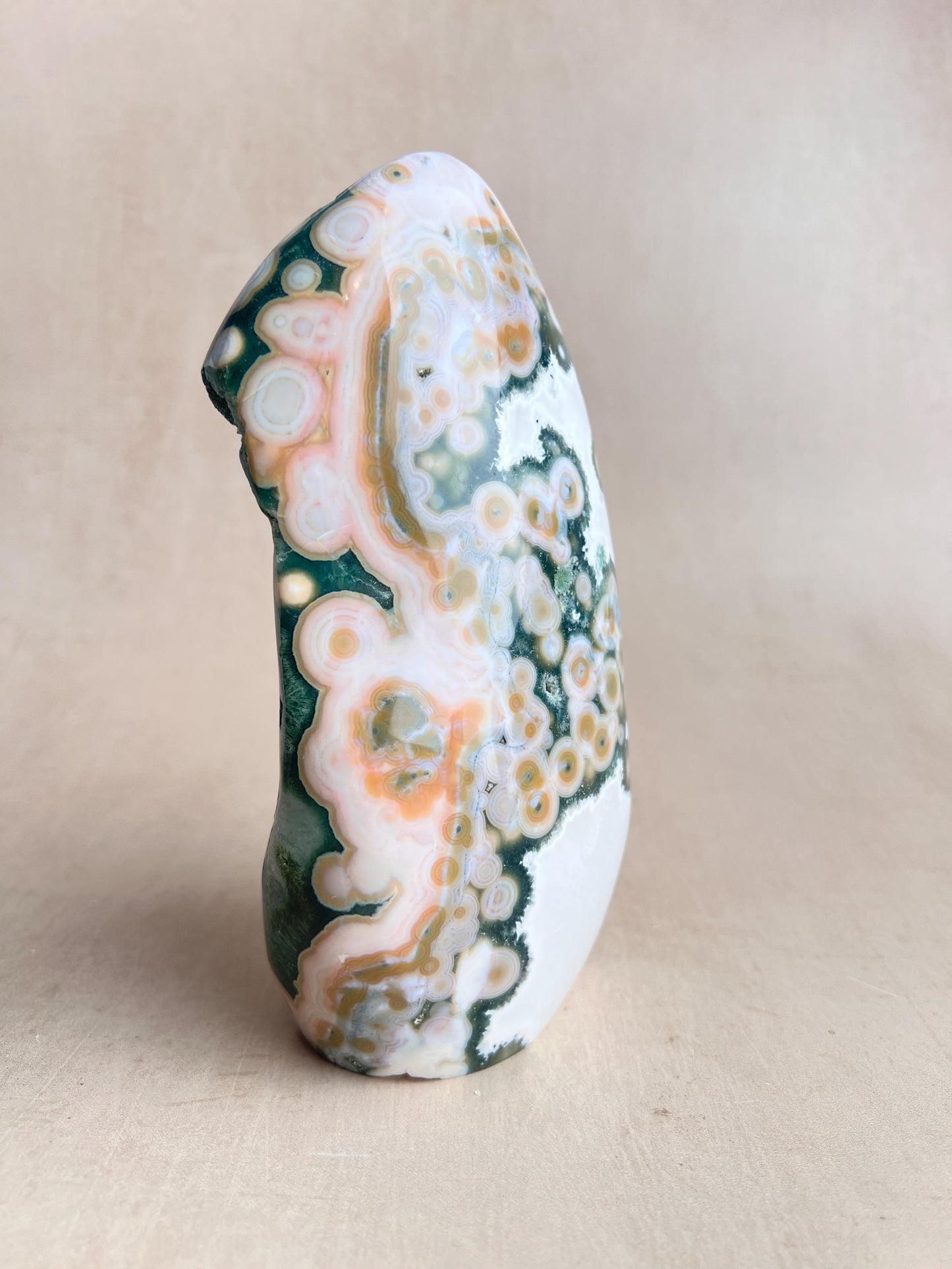 Vein 8 Ocean Jasper Freeform: Botryoidal Druzy, Madagascar Collector's Crystal