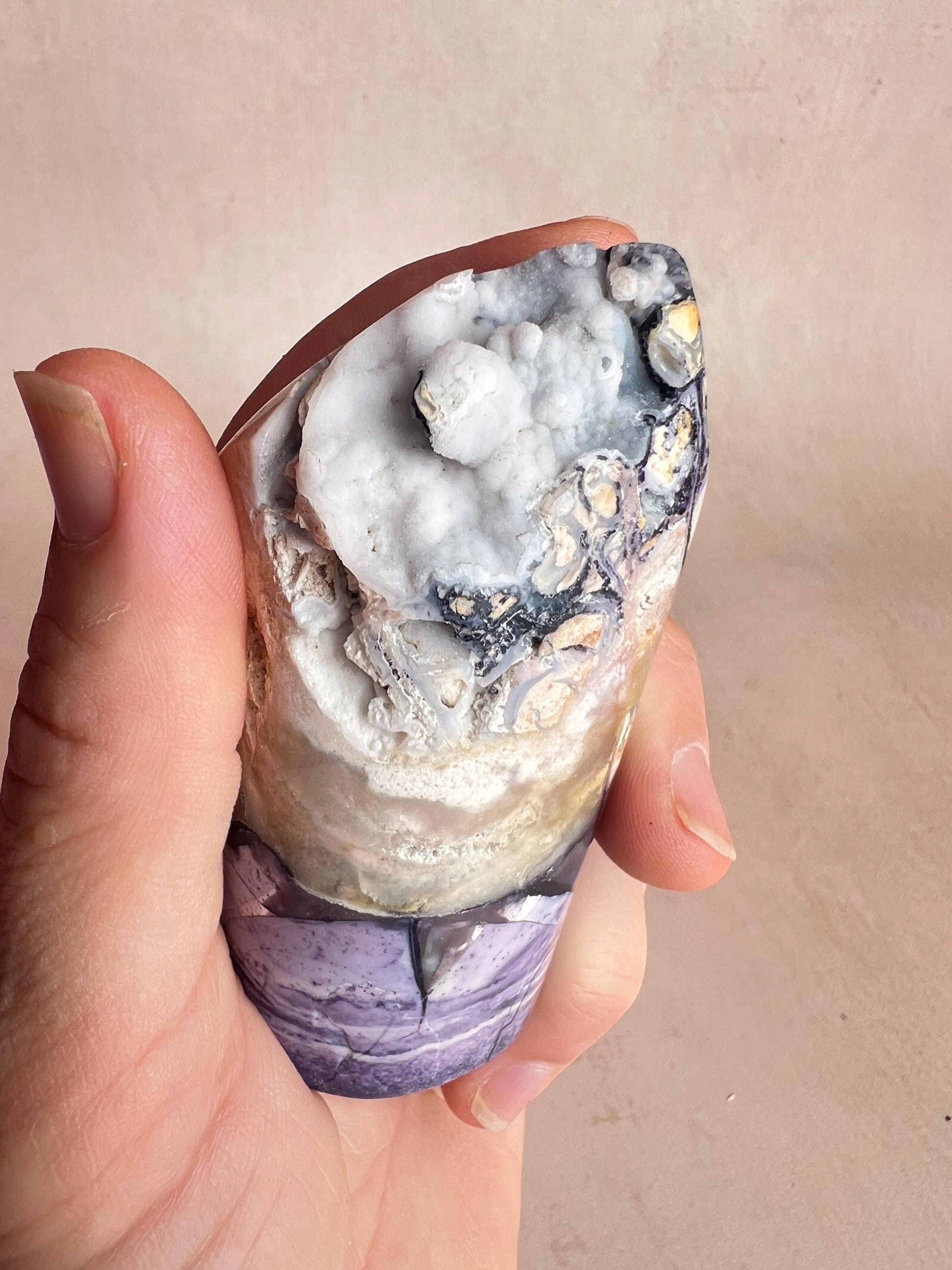 Rare Tiffany Stone Free Form | Opalized Fluorite with Druzy Pocket