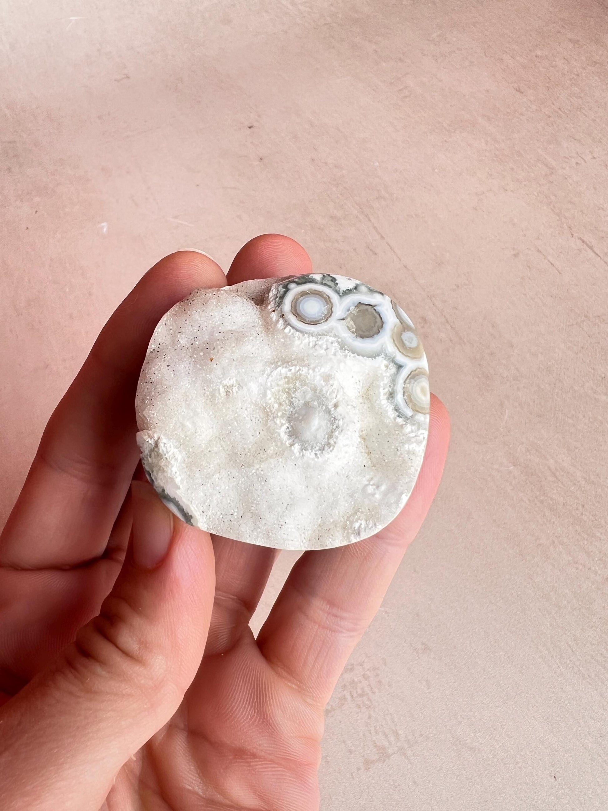 Ocean Jasper Druzy Core | Vein 1-2 | Rare Old Stock Authentic OJ