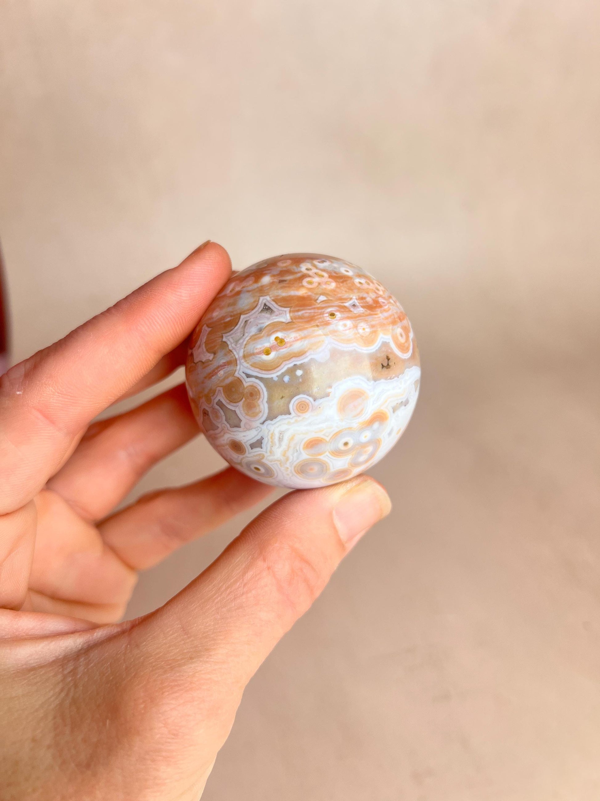 Ocean Jasper Sphere Old Stock Crystal Sphere | Vein 1-2