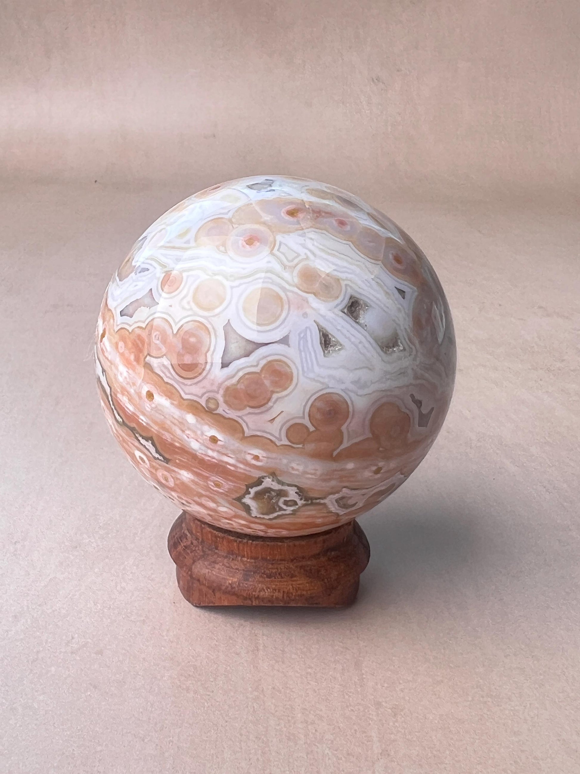 Ocean Jasper Sphere Old Stock Crystal Sphere | Vein 1-2