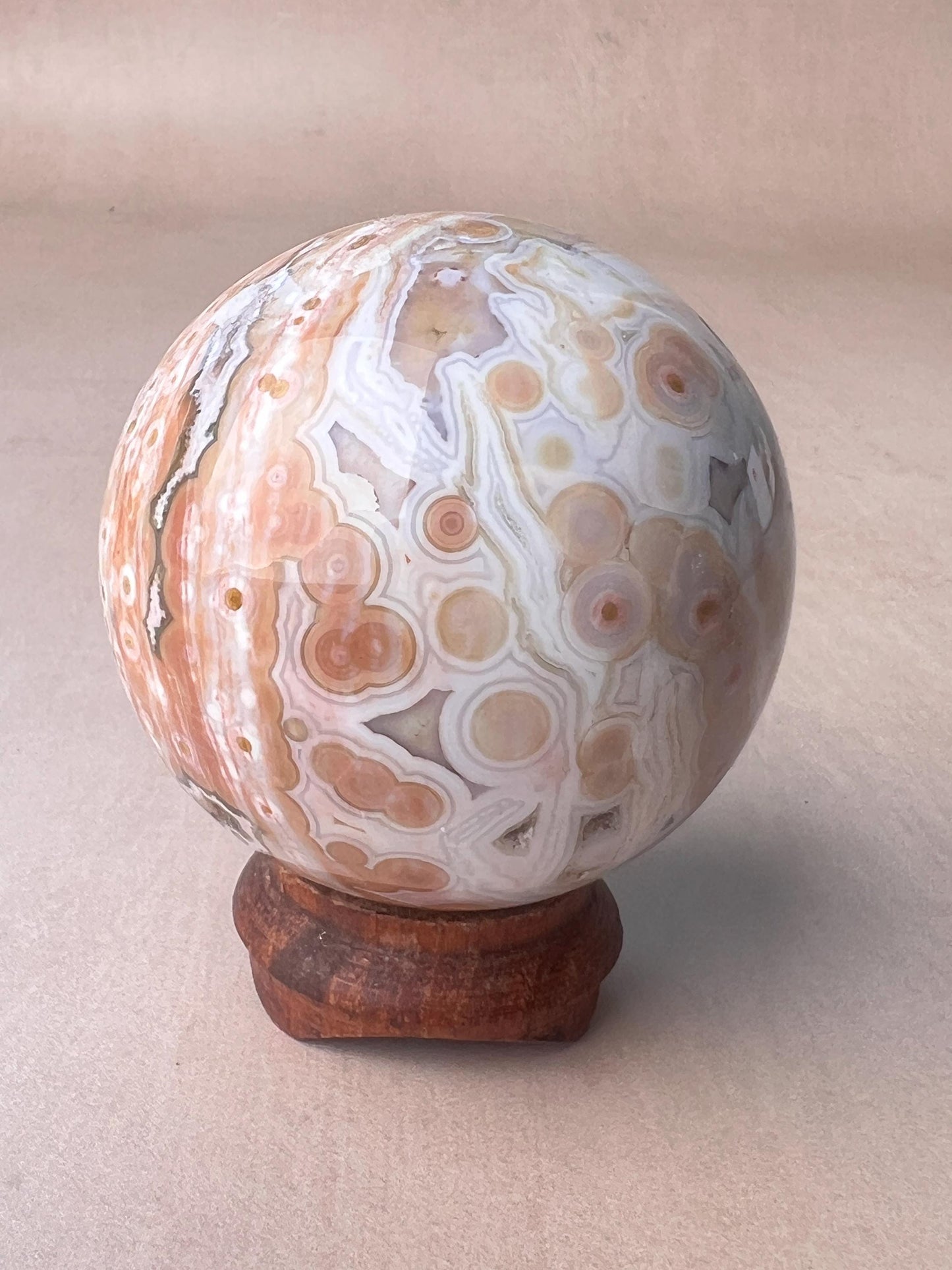 Ocean Jasper Sphere Old Stock Crystal Sphere | Vein 1-2
