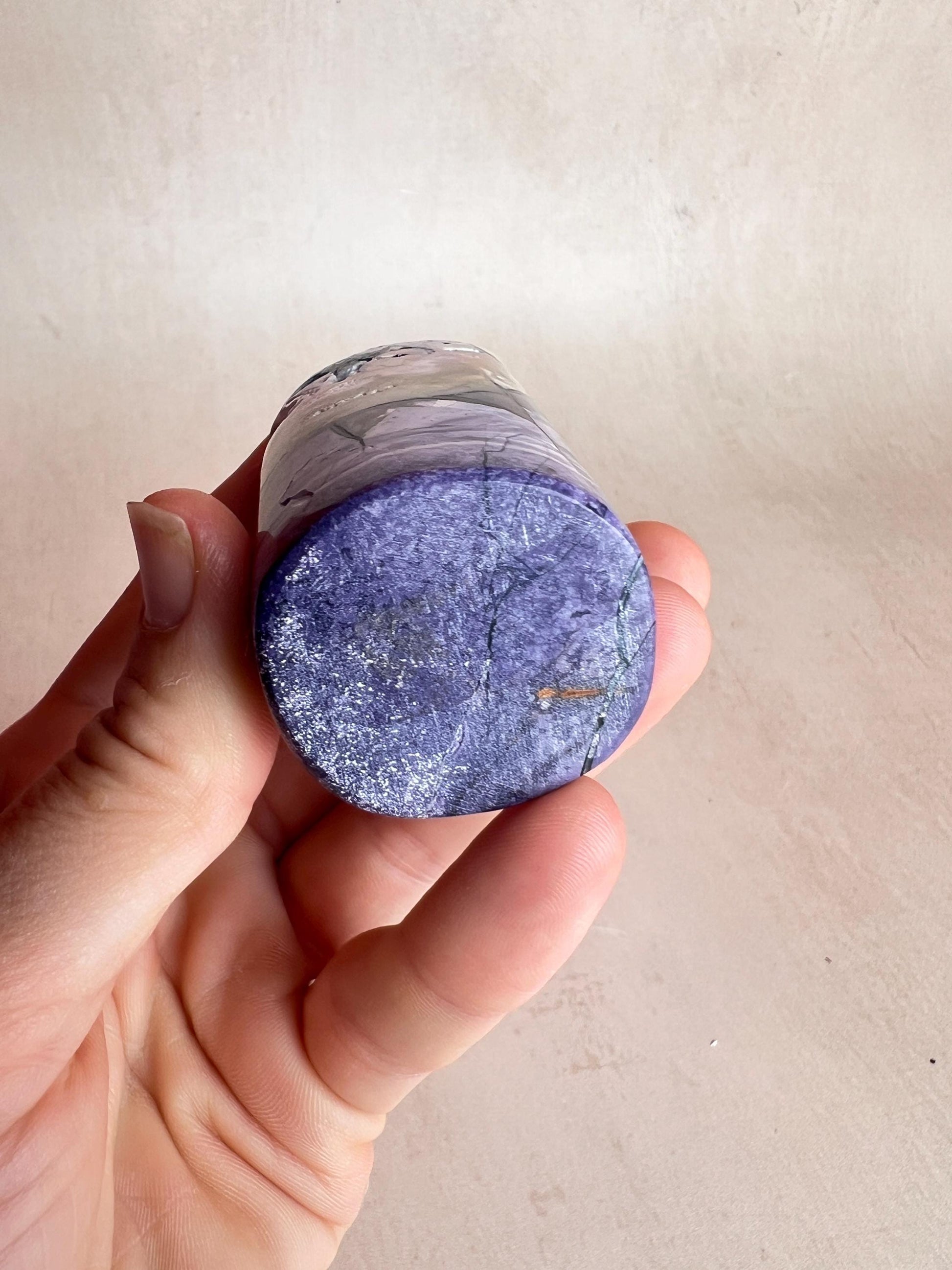 Rare Tiffany Stone Free Form | Opalized Fluorite with Druzy Pocket