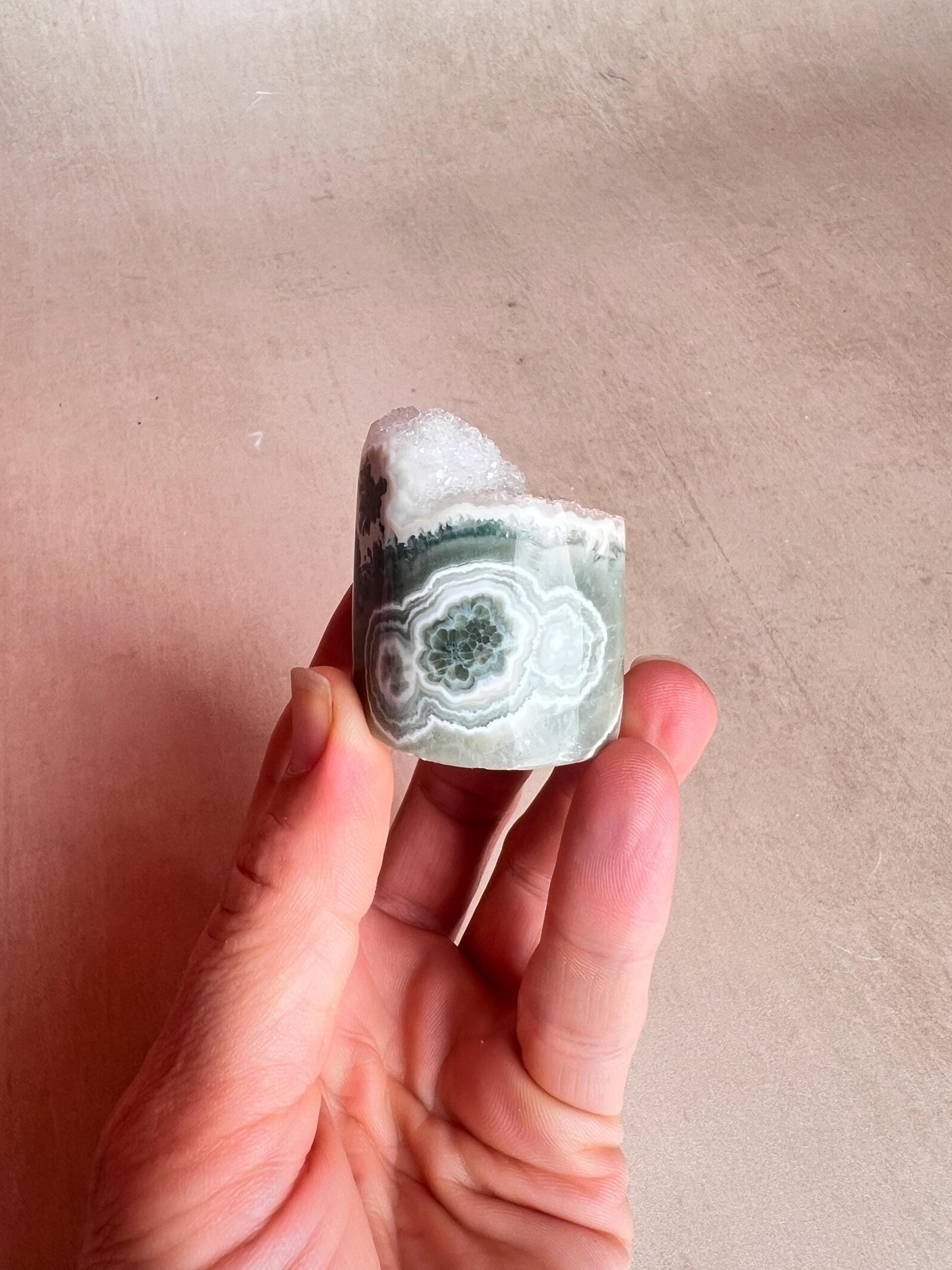 Ocean Jasper Druzy Core | Vein 1-2 | Rare Old Stock Authentic OJ