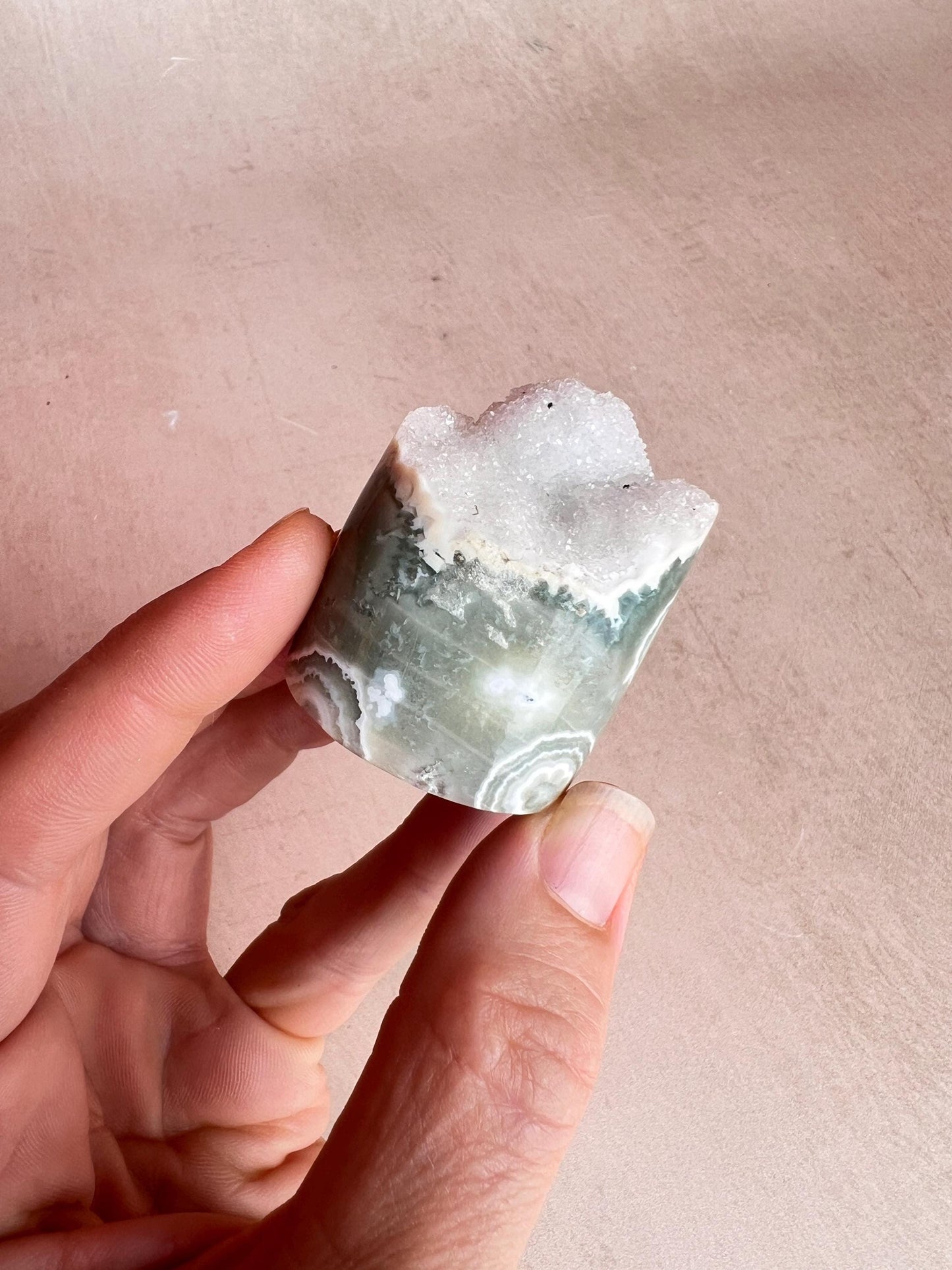 Ocean Jasper Druzy Core | Vein 1-2 | Rare Old Stock Authentic OJ