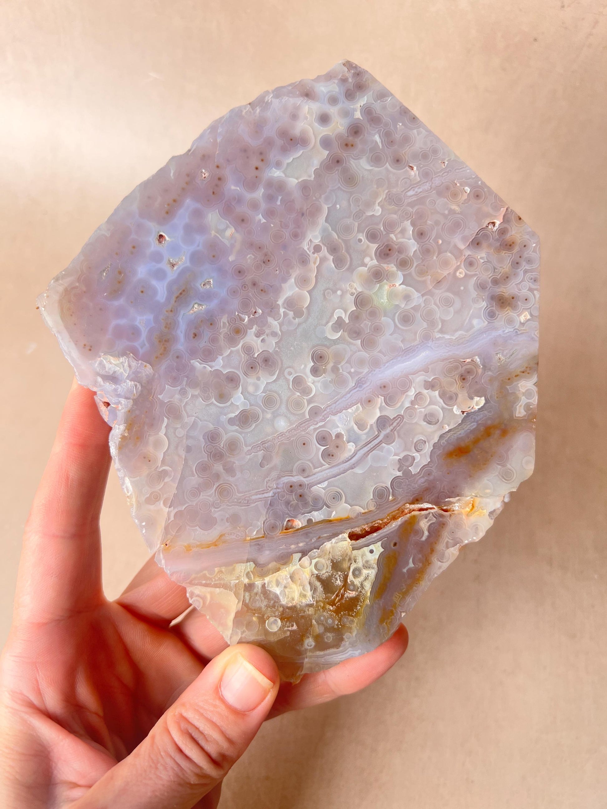 Ocean Jasper Jelly Slab: Old Stock Vein 3-4
