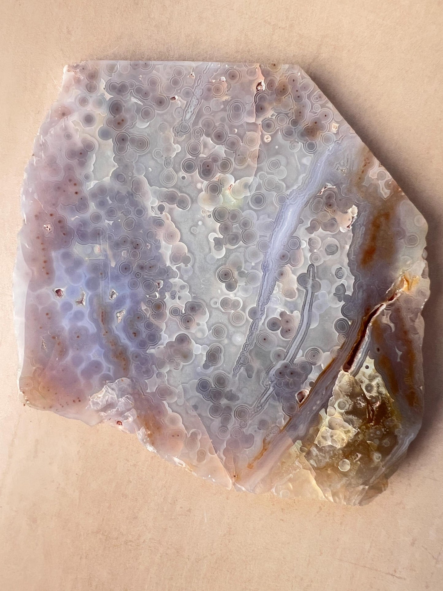 Ocean Jasper Jelly Slab: Old Stock Vein 3-4