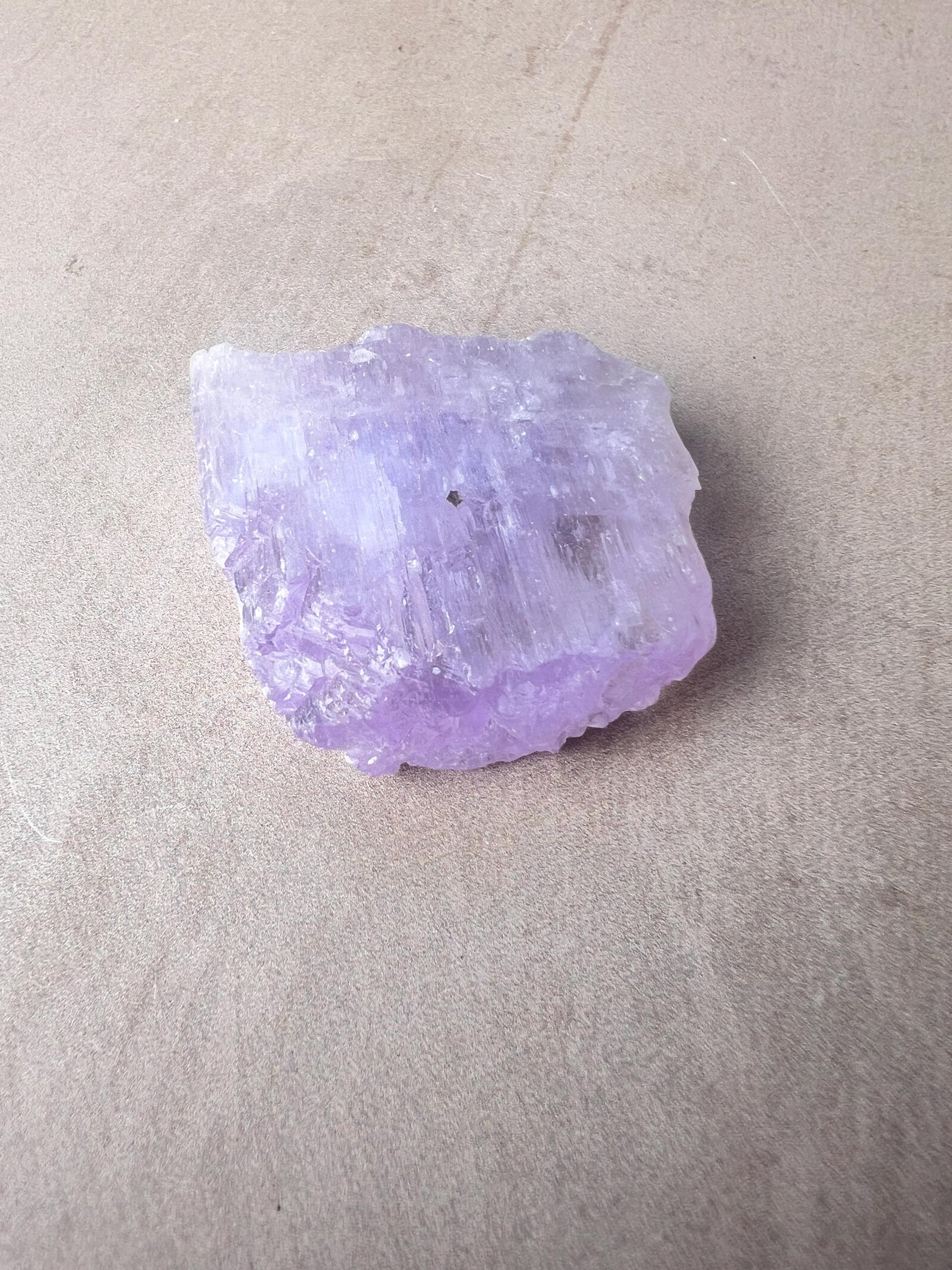 Kunzite Natural Crystal : Violet Spodumene