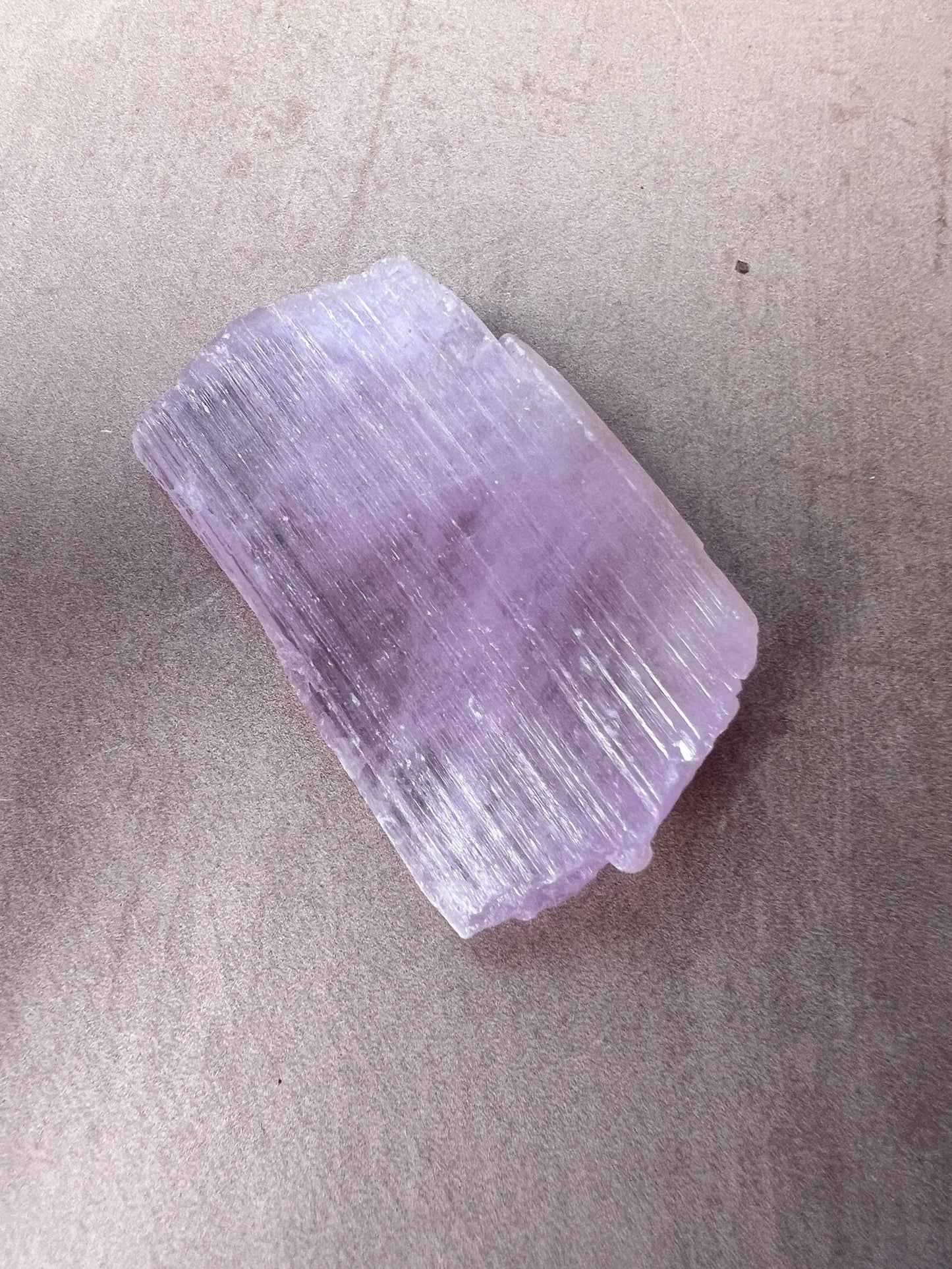 Kunzite Natural Crystal : Violet Spodumene from Afghanistan