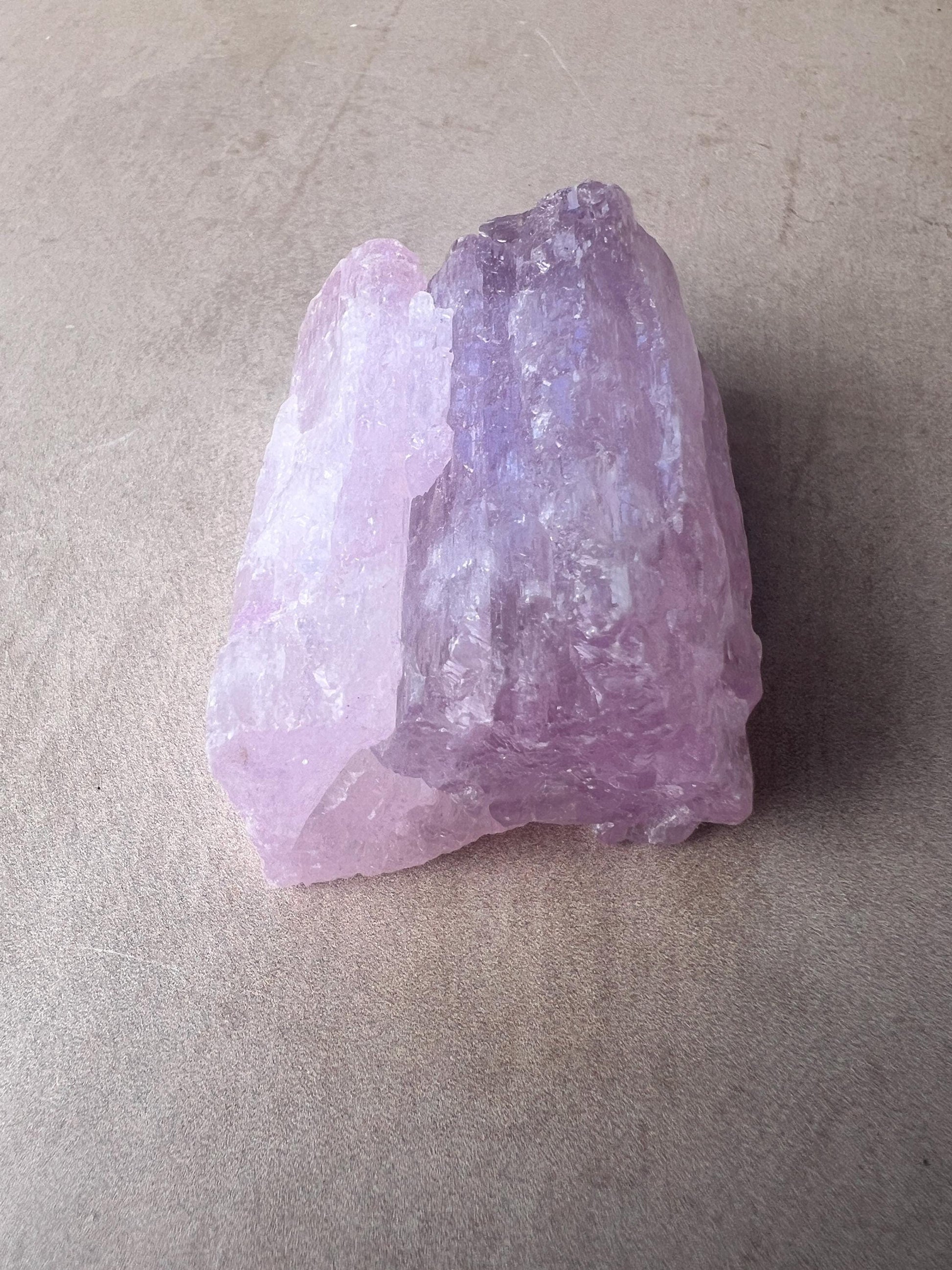 Kunzite Natural Crystal : Violet Spodumene from Afghanistan