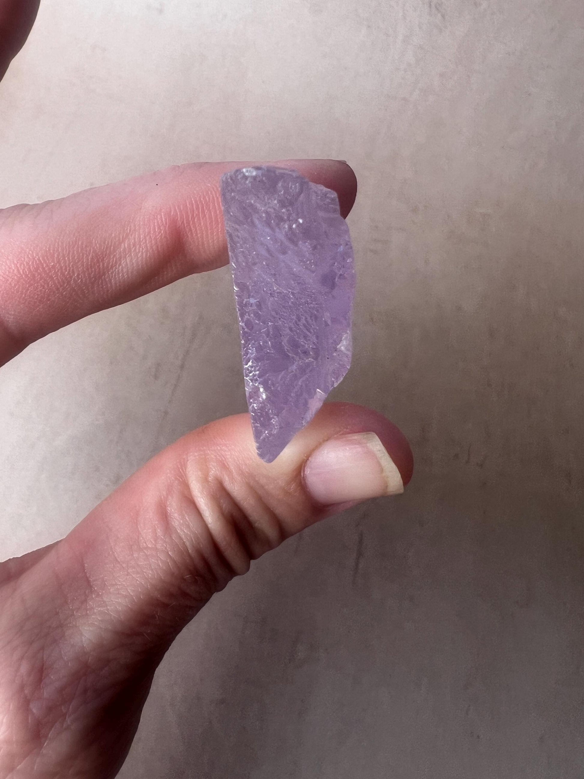 Kunzite Natural Crystal : Violet Spodumene from Afghanistan
