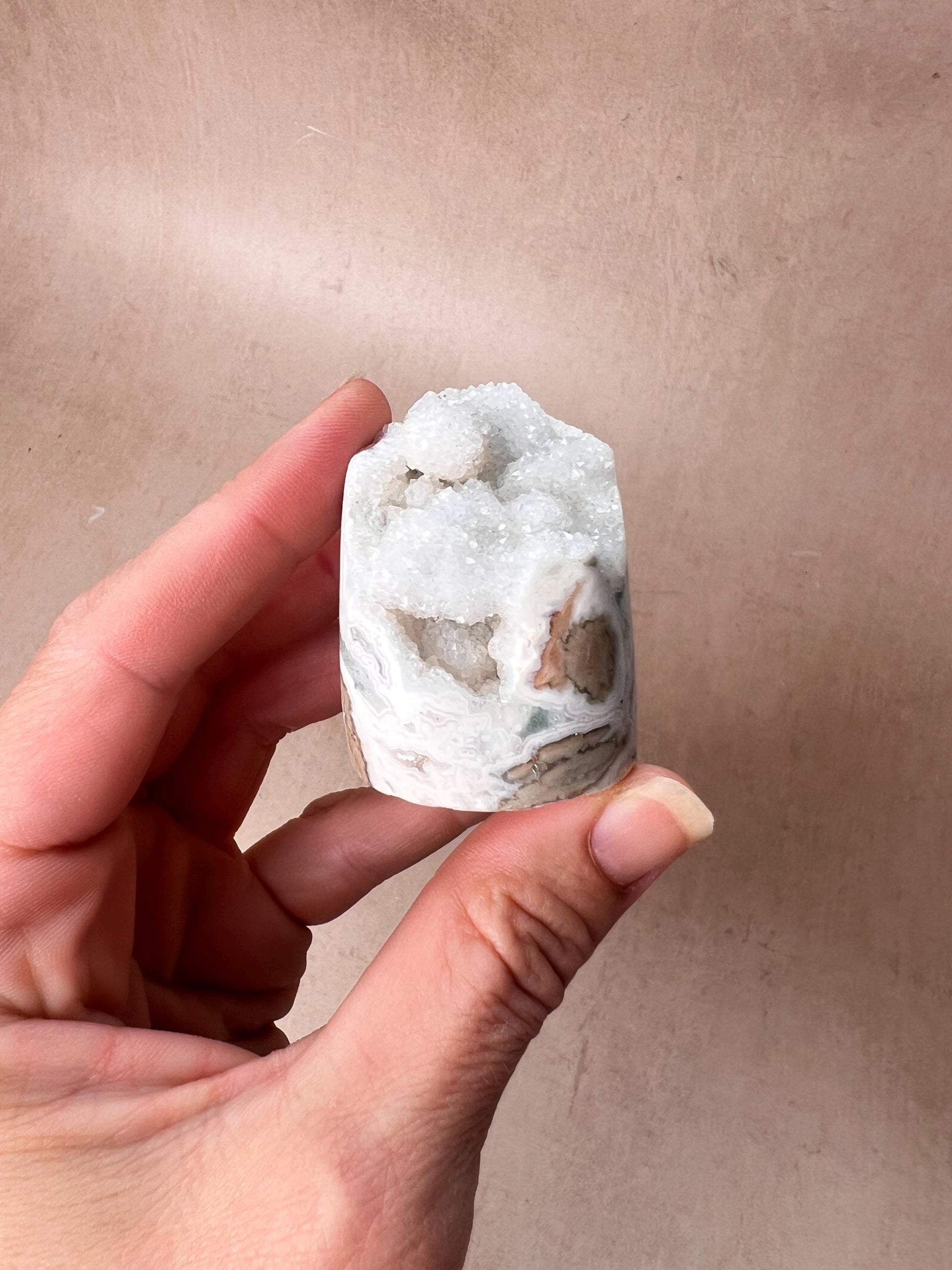 Ocean Jasper Druzy Core | Vein 1-2 | Rare Old Stock Authentic OJ