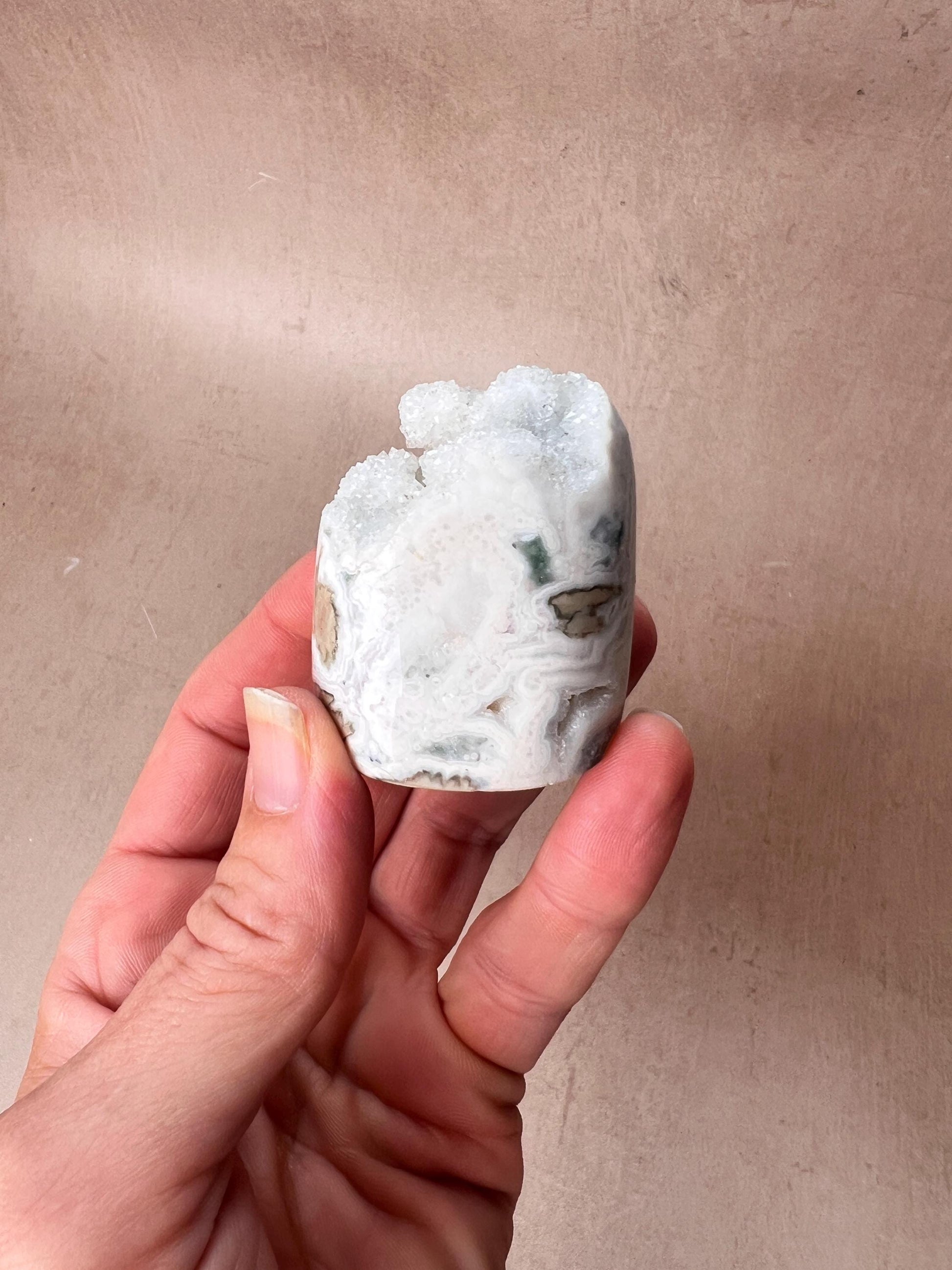 Ocean Jasper Druzy Core | Vein 1-2 | Rare Old Stock Authentic OJ