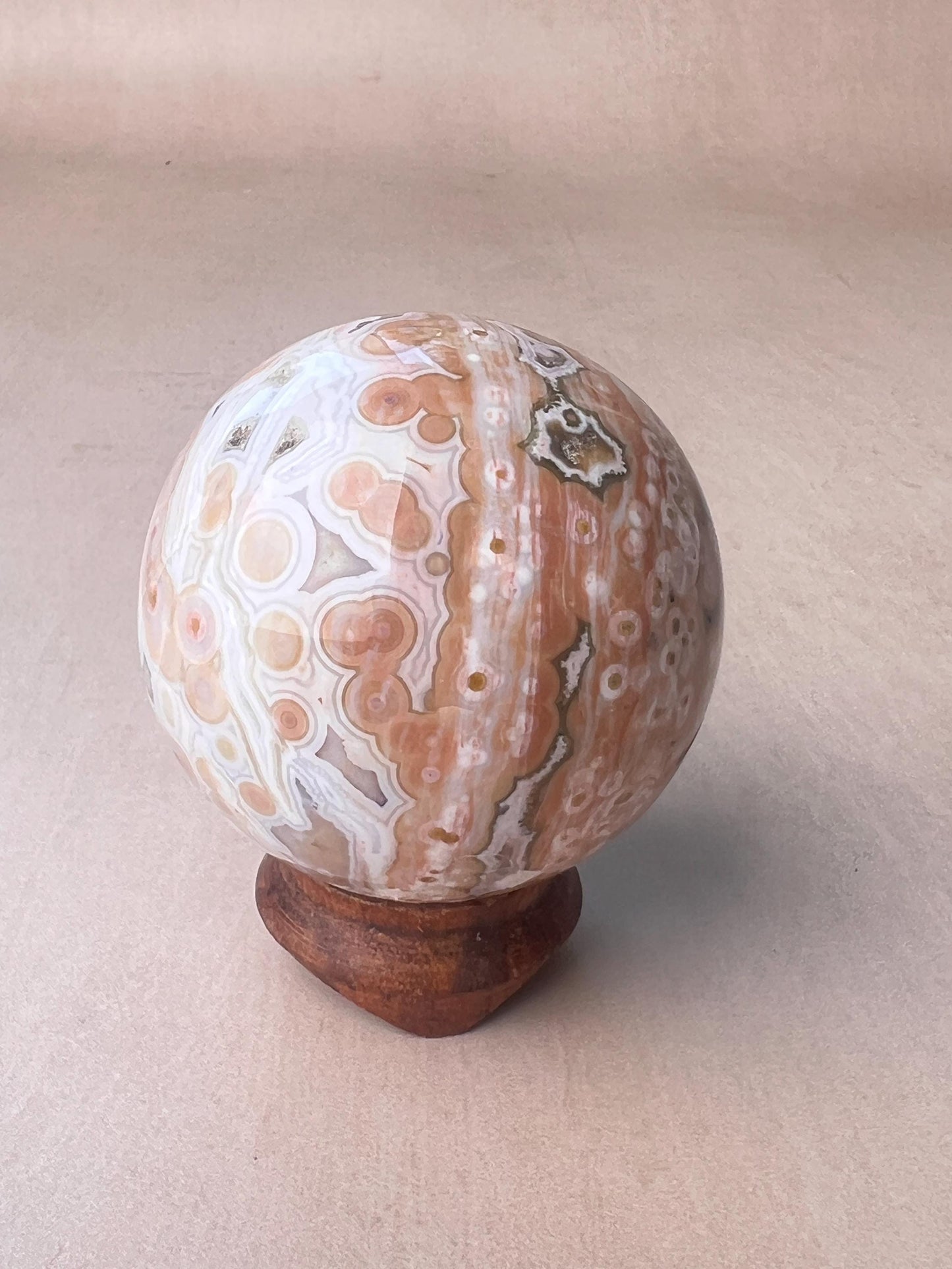 Ocean Jasper Sphere Old Stock Crystal Sphere | Vein 1-2