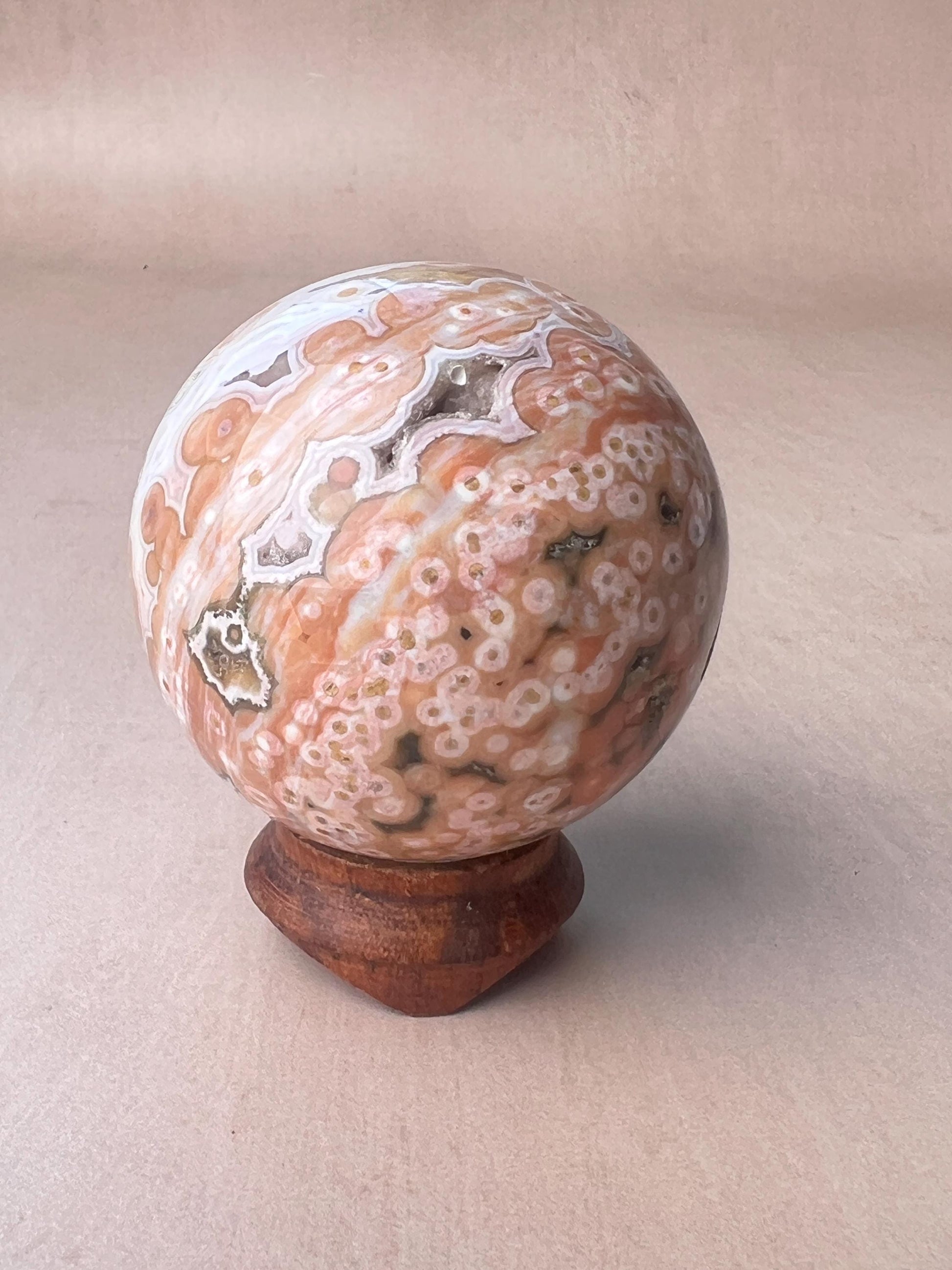 Ocean Jasper Sphere Old Stock Crystal Sphere | Vein 1-2