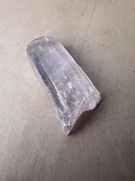 Kunzite Natural Crystal : Violet Spodumene from Afghanistan