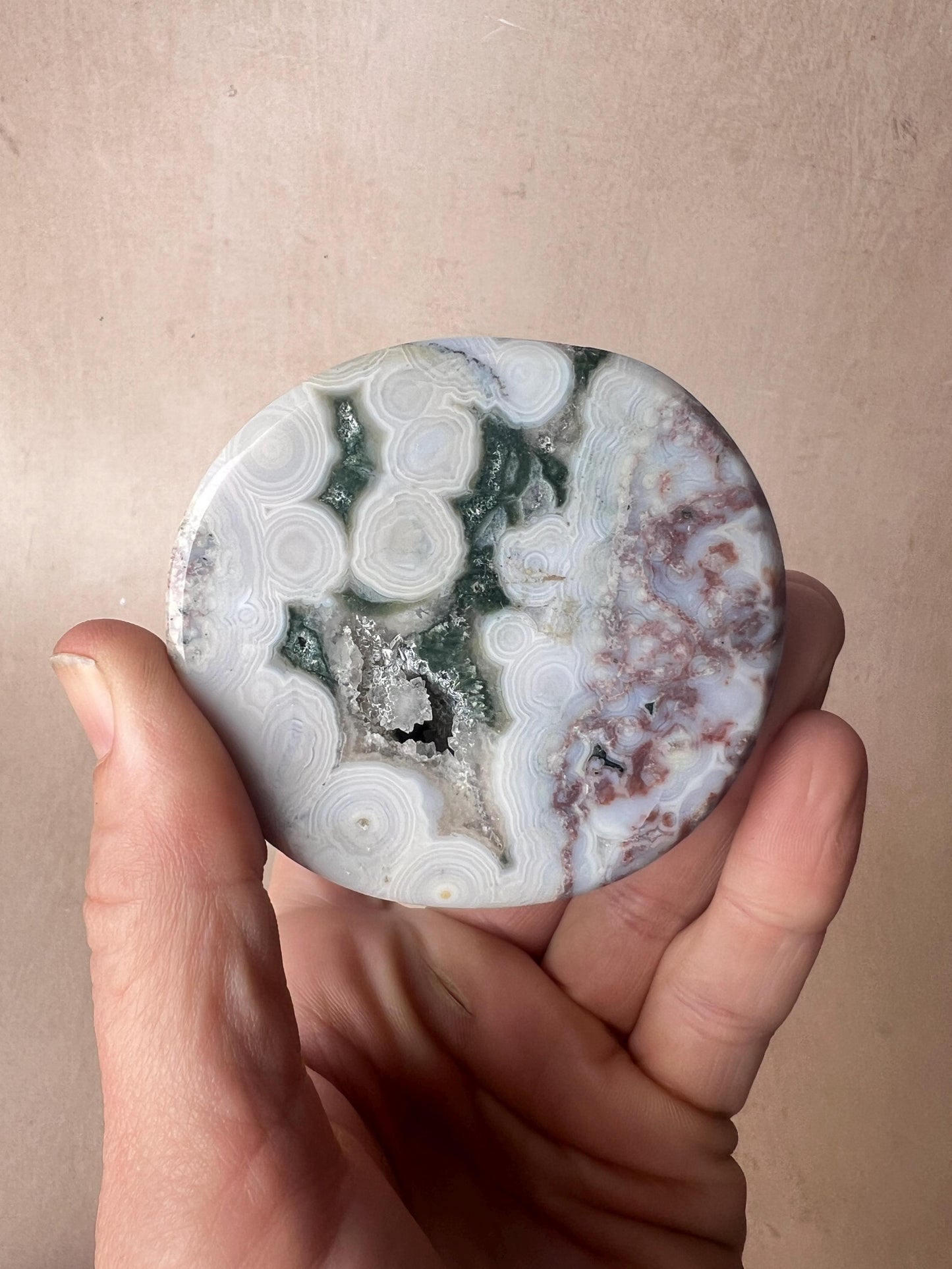 VEIN 8 Ocean Jasper Large Druzy Core
