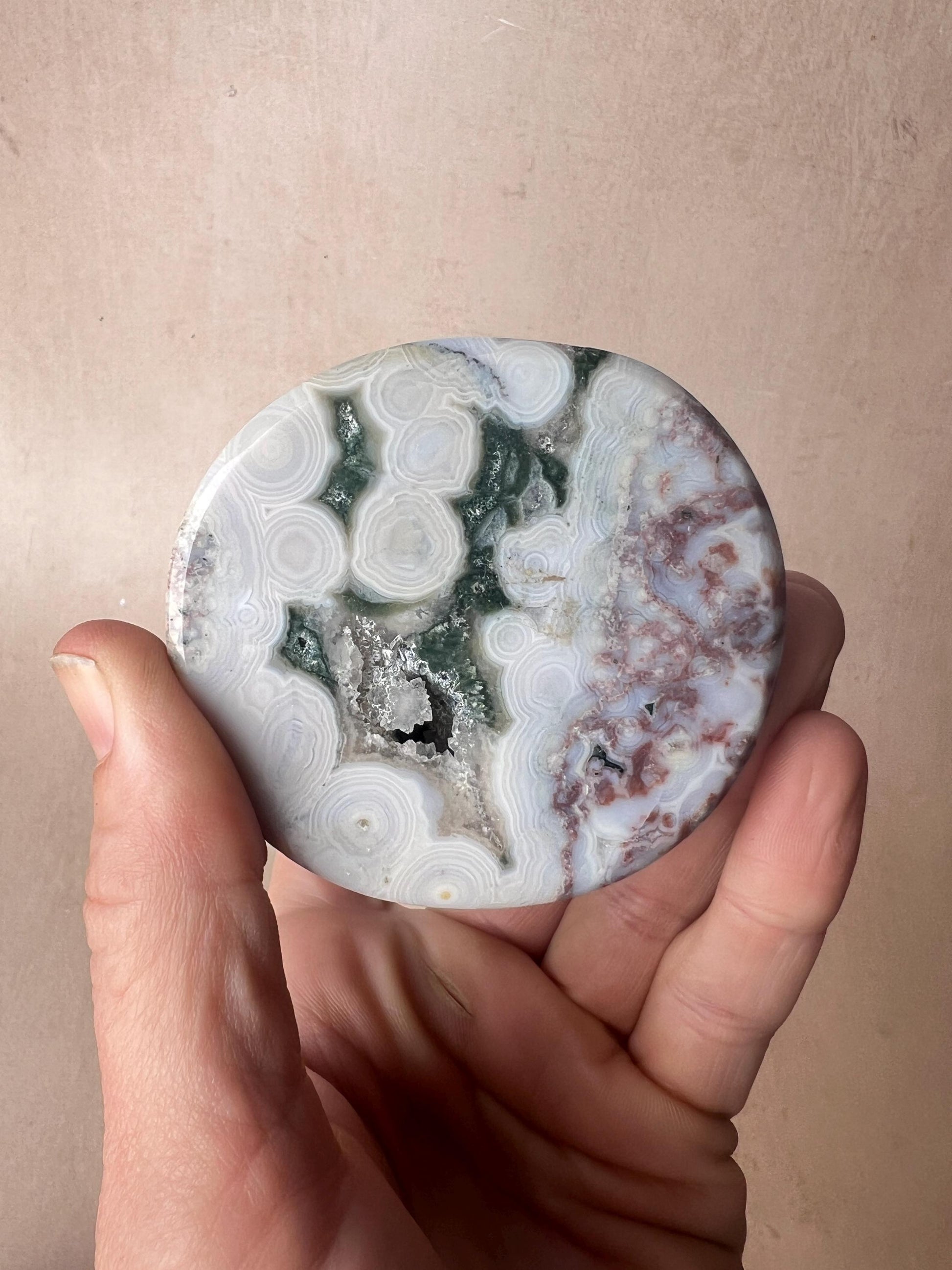 VEIN 8 Ocean Jasper Large Druzy Core