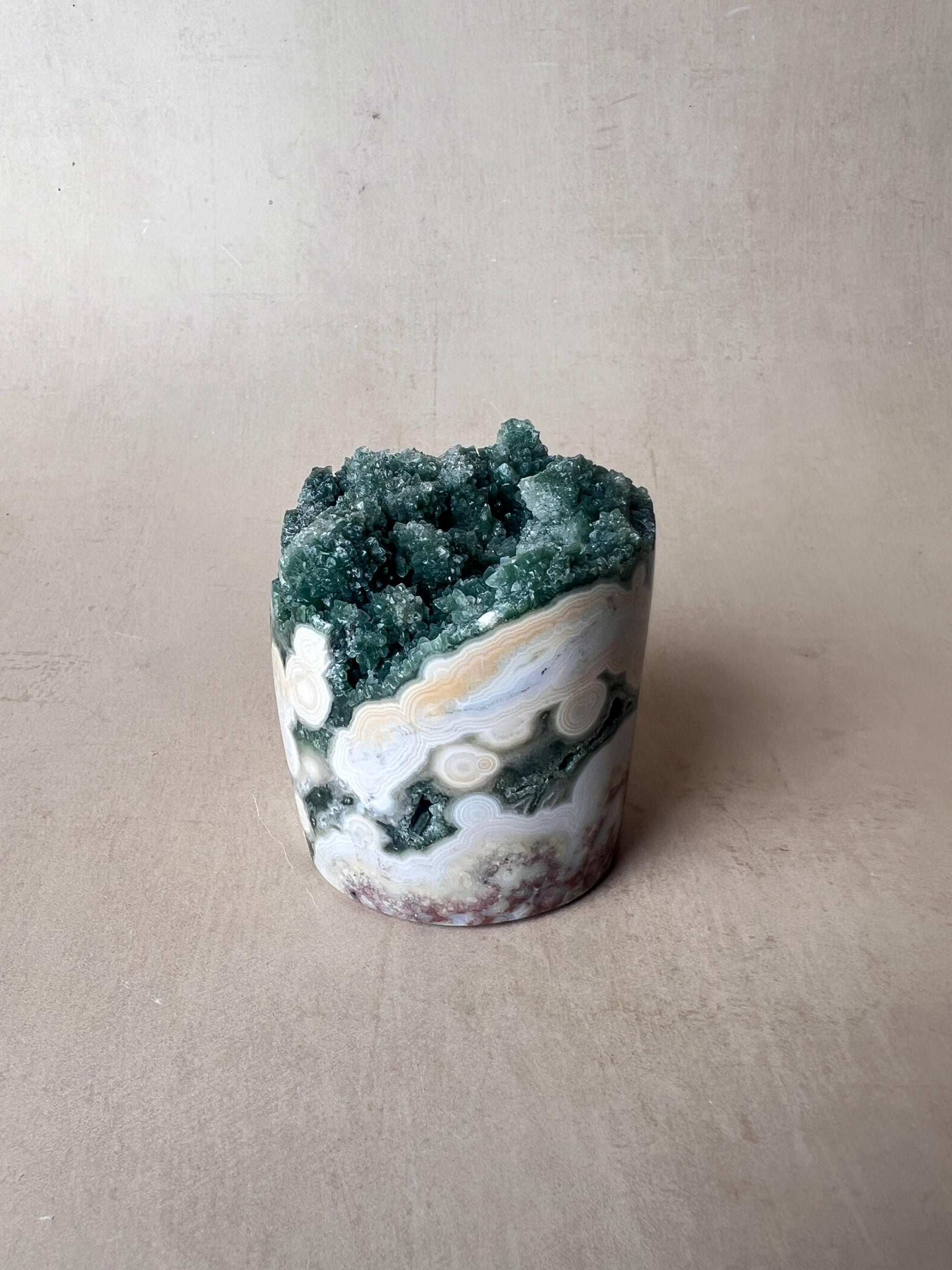 VEIN 8 Ocean Jasper Large Druzy Core