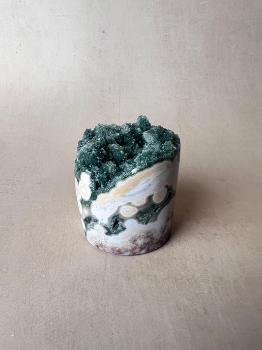 VEIN 8 Ocean Jasper Large Druzy Core