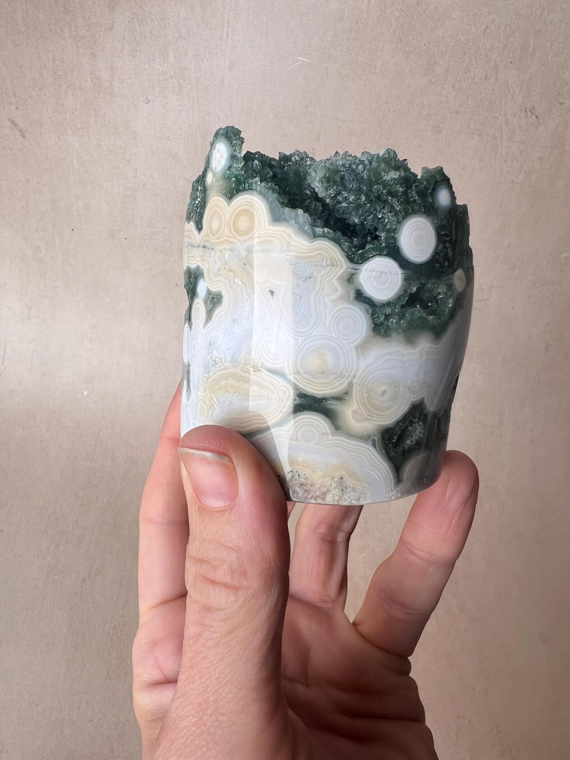 VEIN 8 Ocean Jasper Large Druzy Core