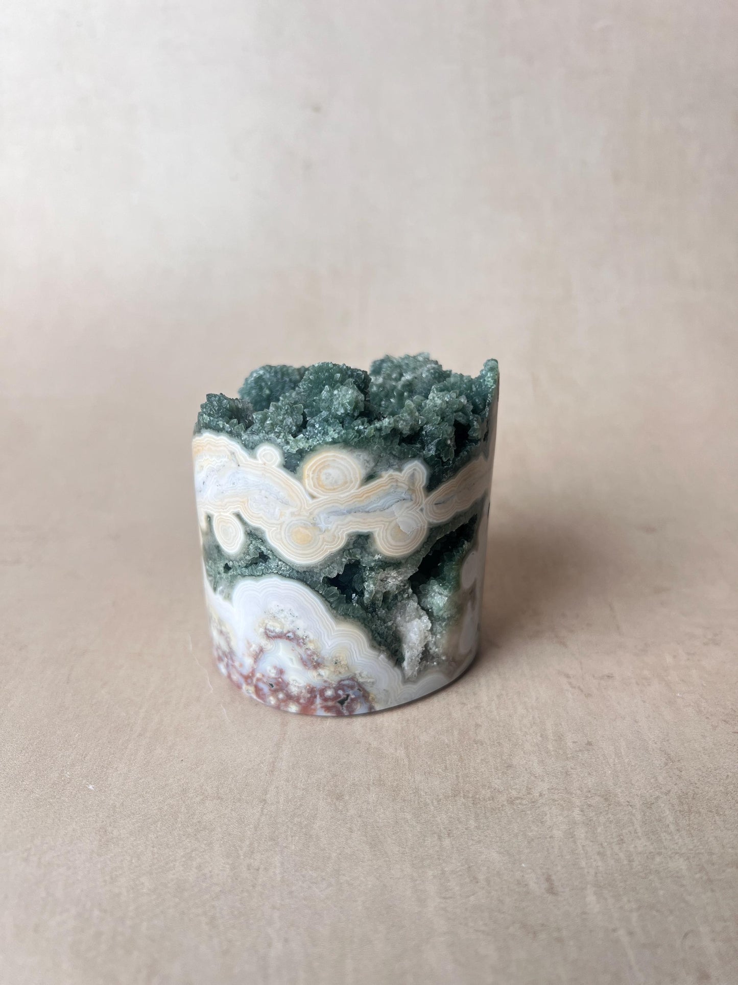 VEIN 8 Ocean Jasper Large Druzy Core